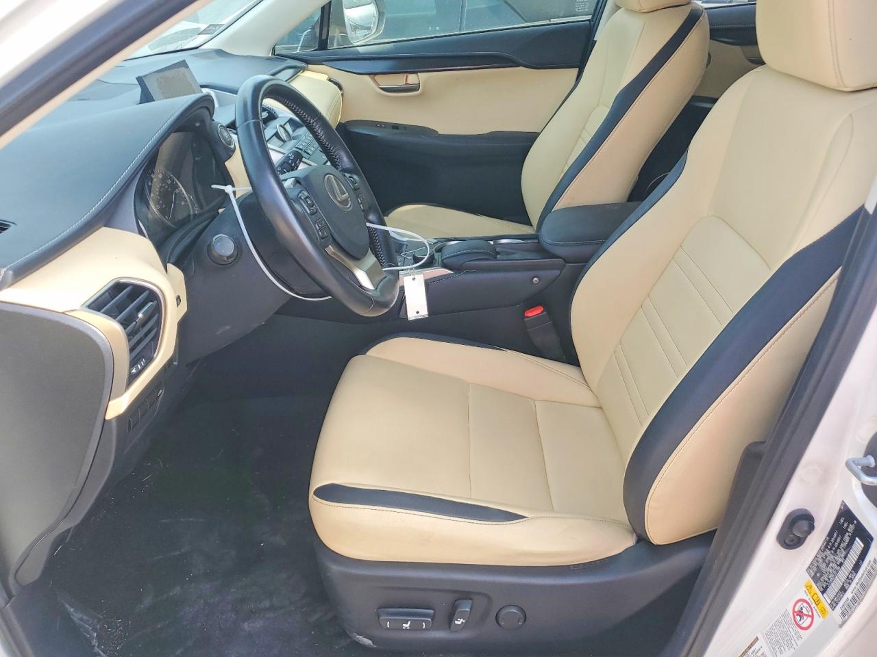 2015 Lexus Nx 200t White vin: JTJYARBZ0F2011056
