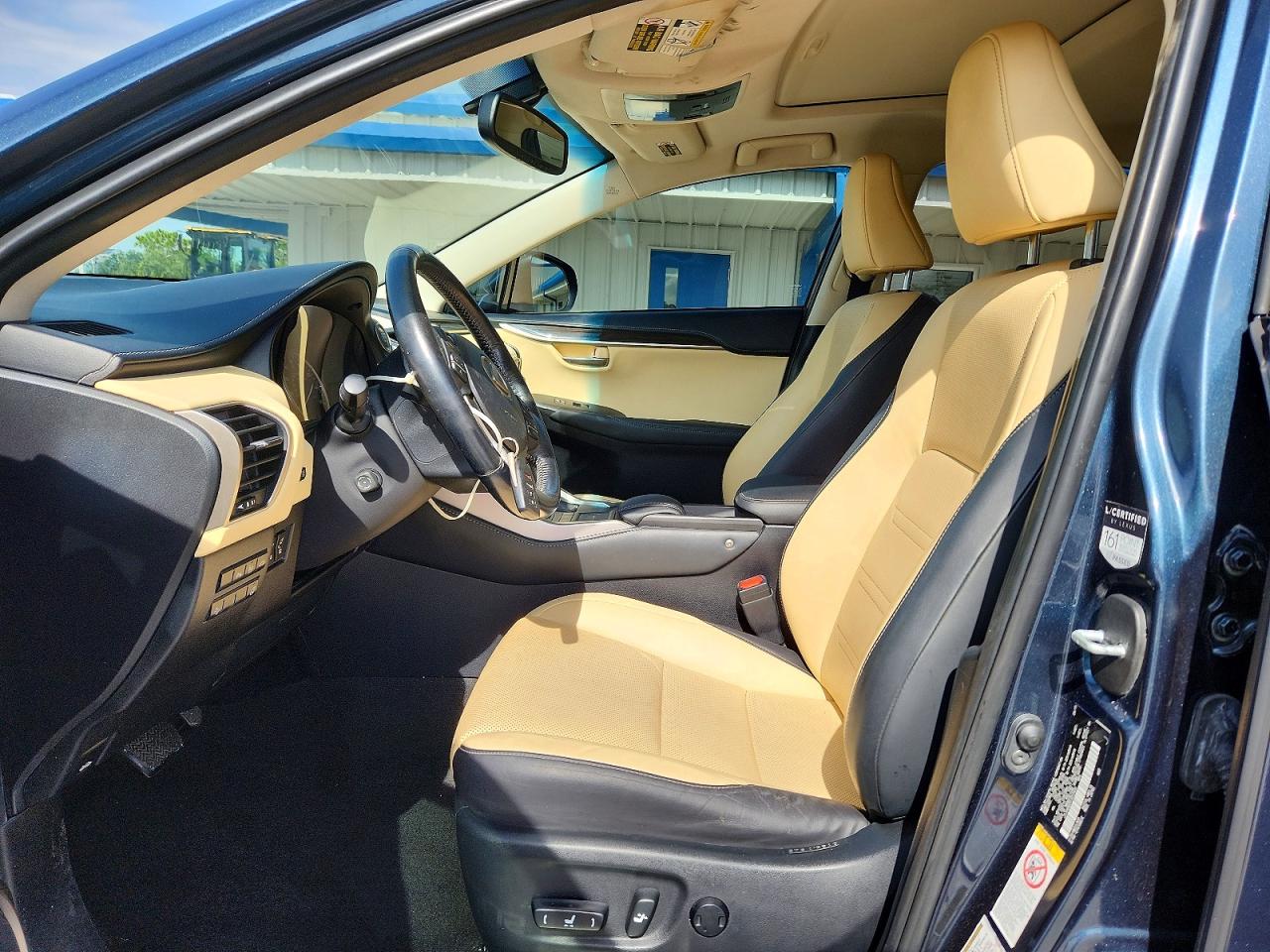 2015 Lexus Nx 200t Blue vin: JTJYARBZ0F2012420