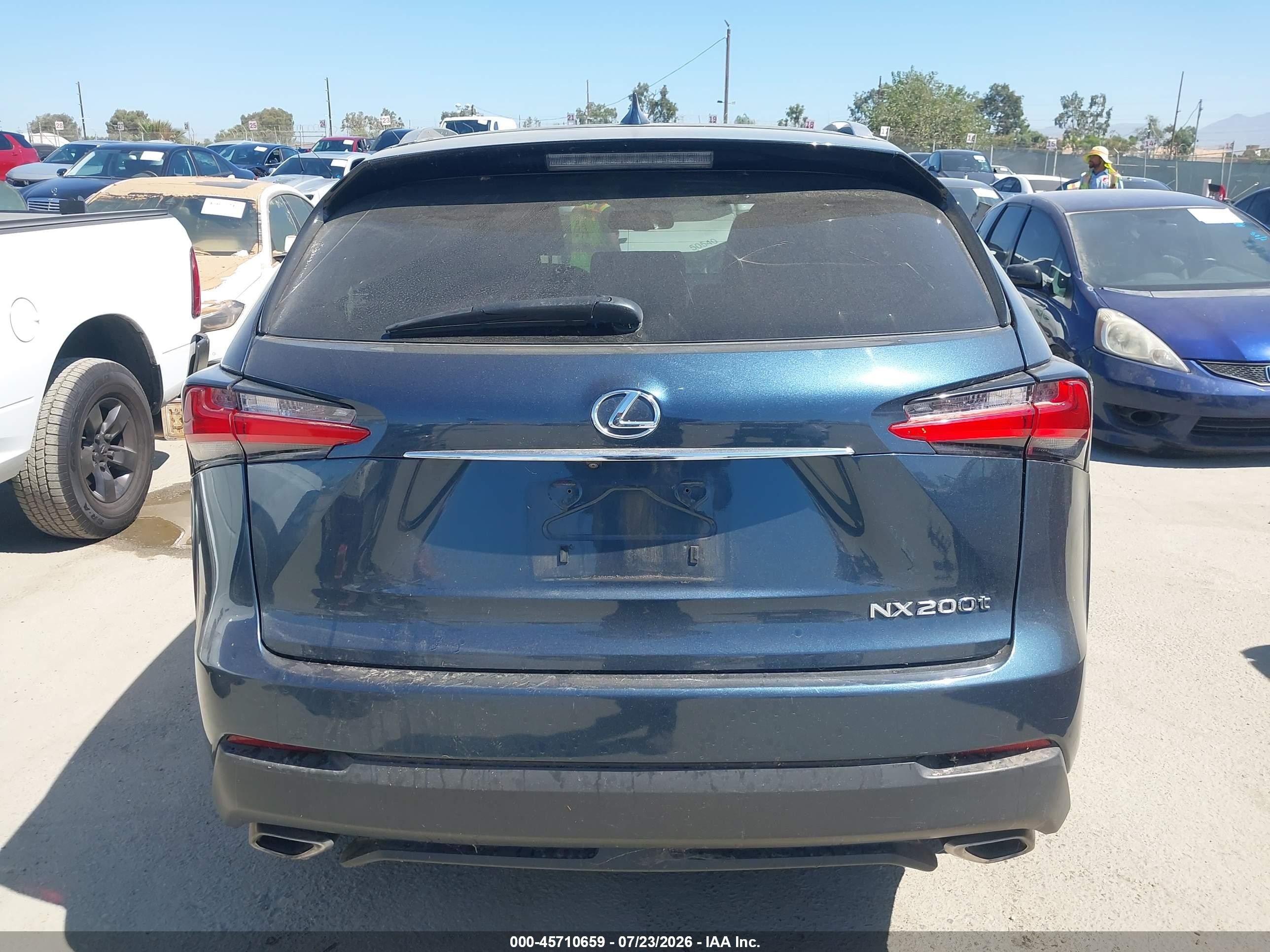 2015 Lexus Nx 200t   Синий vin: JTJYARBZ0F2015642