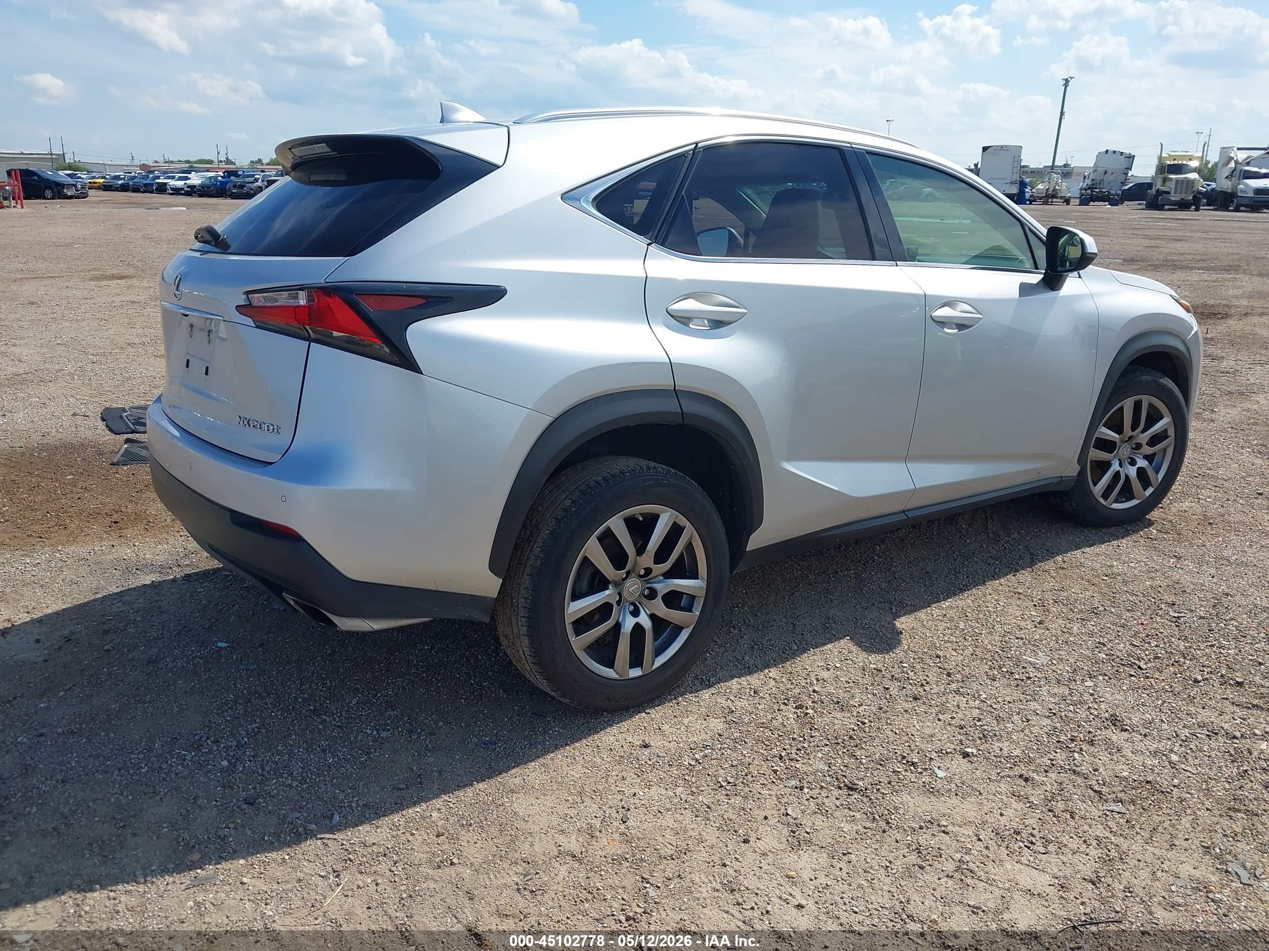 2015 Lexus Nx 200t Серебряный vin: JTJYARBZ0F2020033