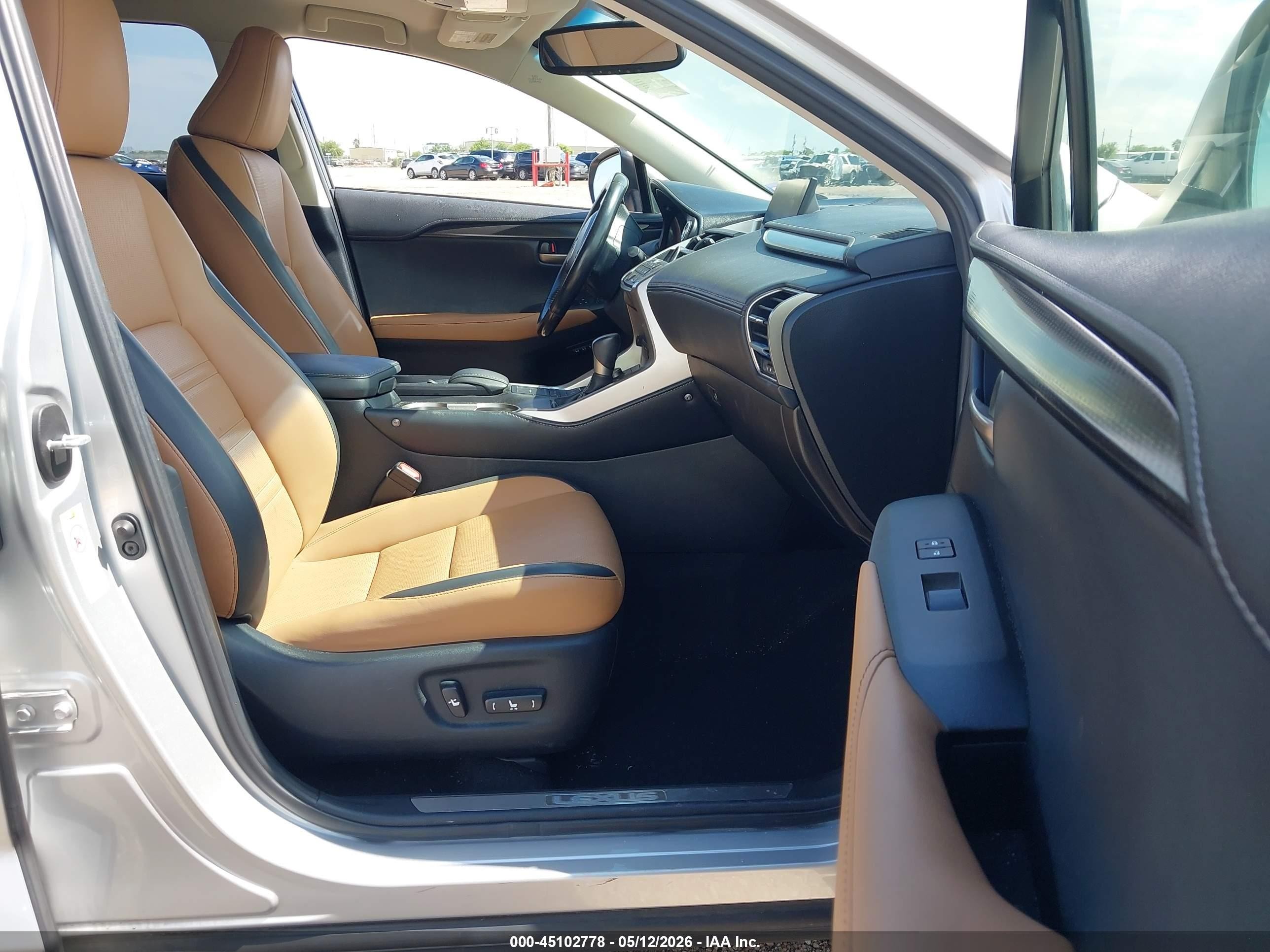 2015 Lexus Nx 200t Серебряный vin: JTJYARBZ0F2020033