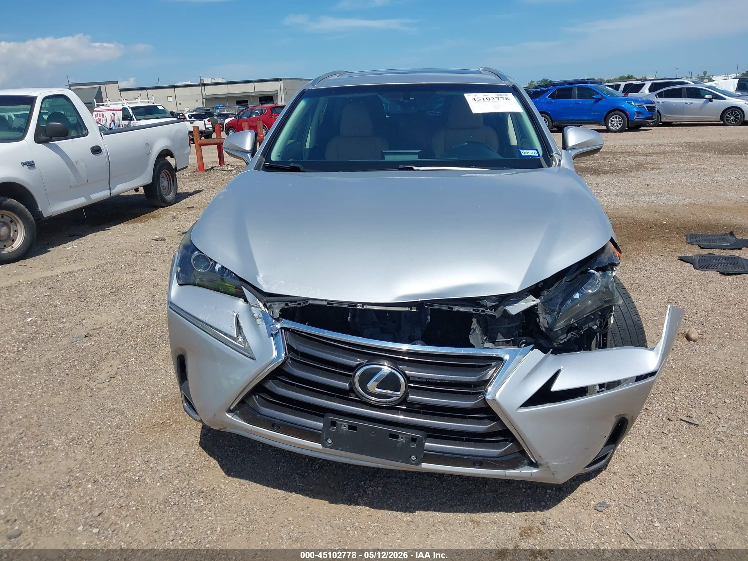 2015 Lexus Nx 200t Серебряный vin: JTJYARBZ0F2020033