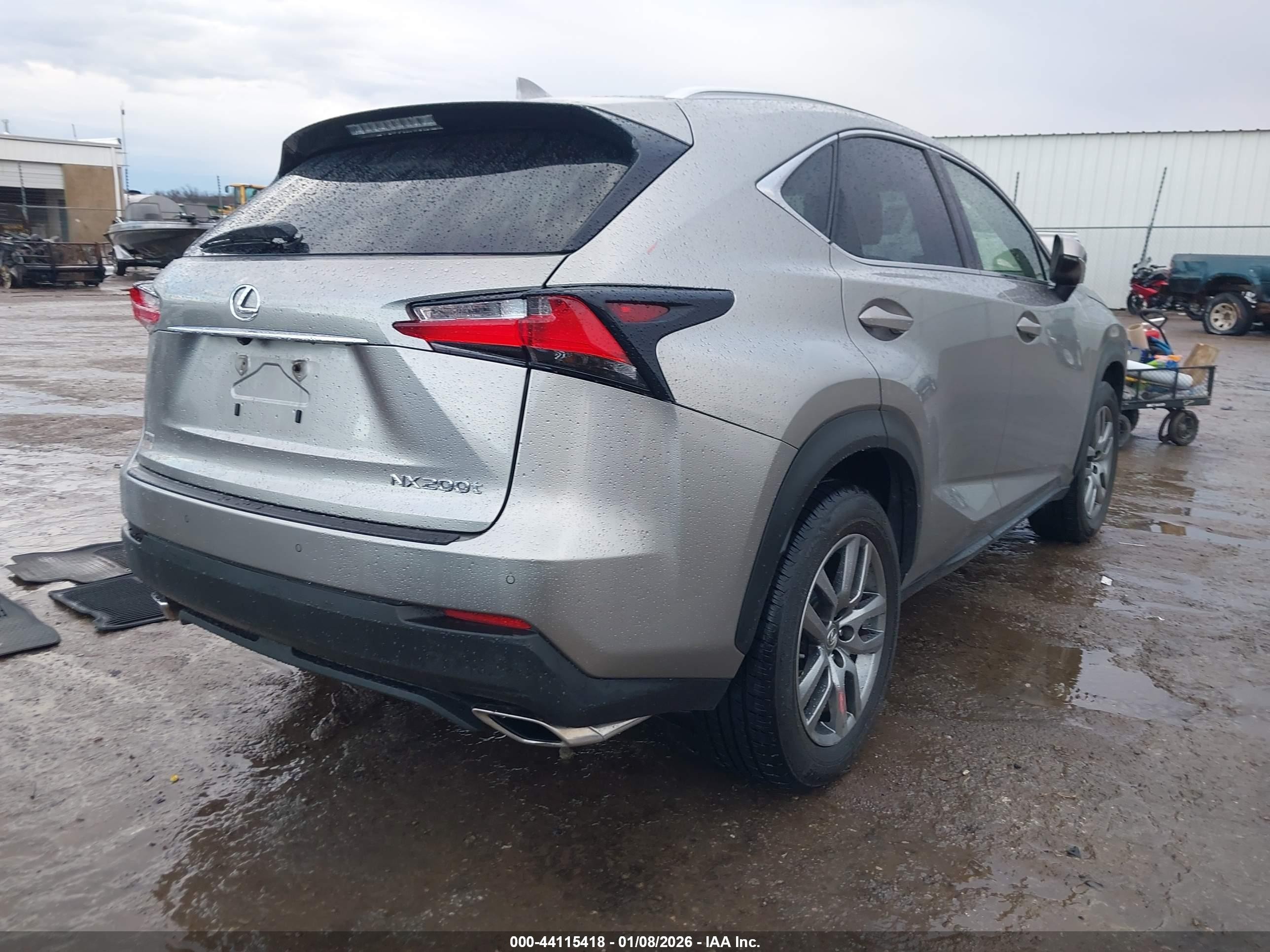 2015 Lexus Nx 200t   Silver vin: JTJYARBZ0F2021506