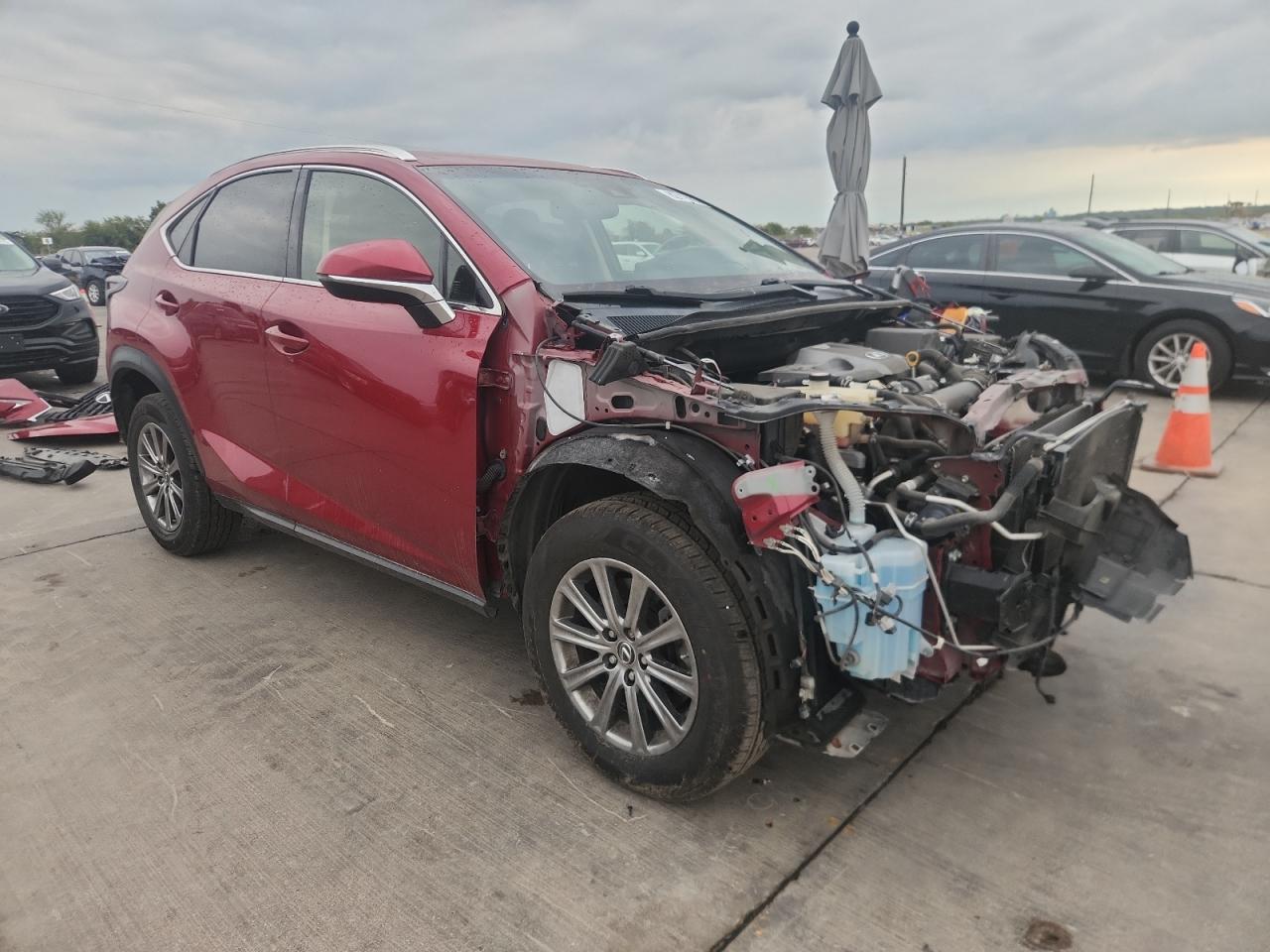 2018 Lexus Nx 300 Base Красный vin: JTJYARBZ0J2090060