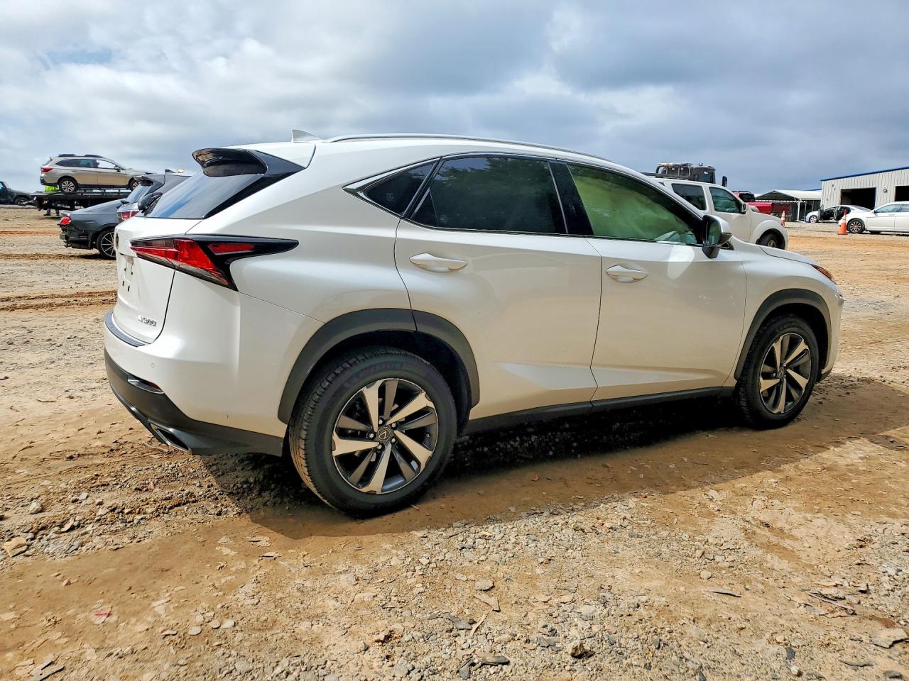 2019 Lexus Nx 300 Base White vin: JTJYARBZ0K2143468