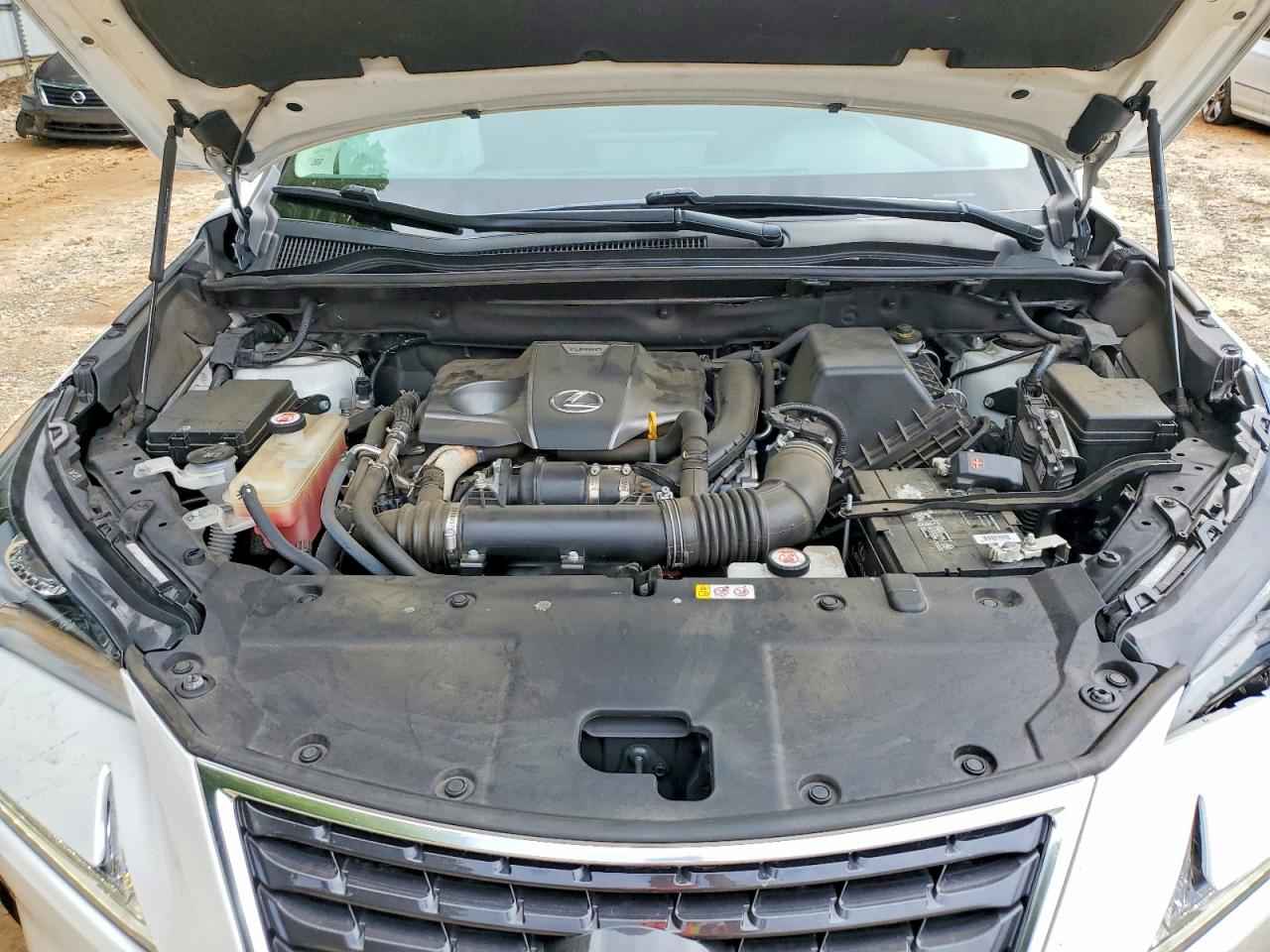 2019 Lexus Nx 300 Base White vin: JTJYARBZ0K2143468