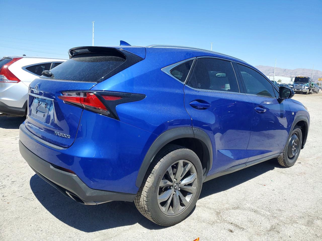 2015 Lexus Nx 200t Blue vin: JTJYARBZ1F2010000