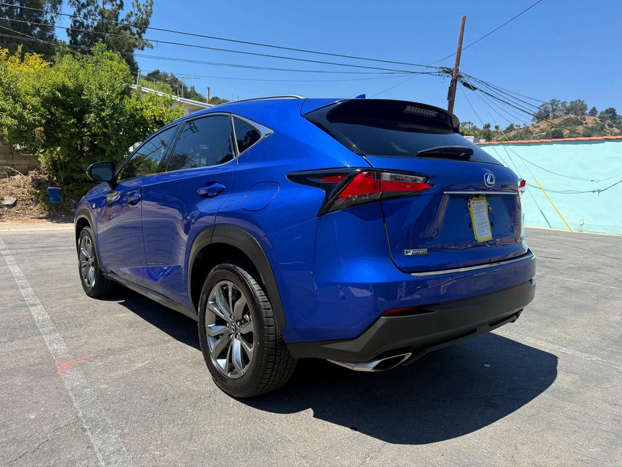 2015 Lexus Nx 200t Blue vin: JTJYARBZ1F2010000
