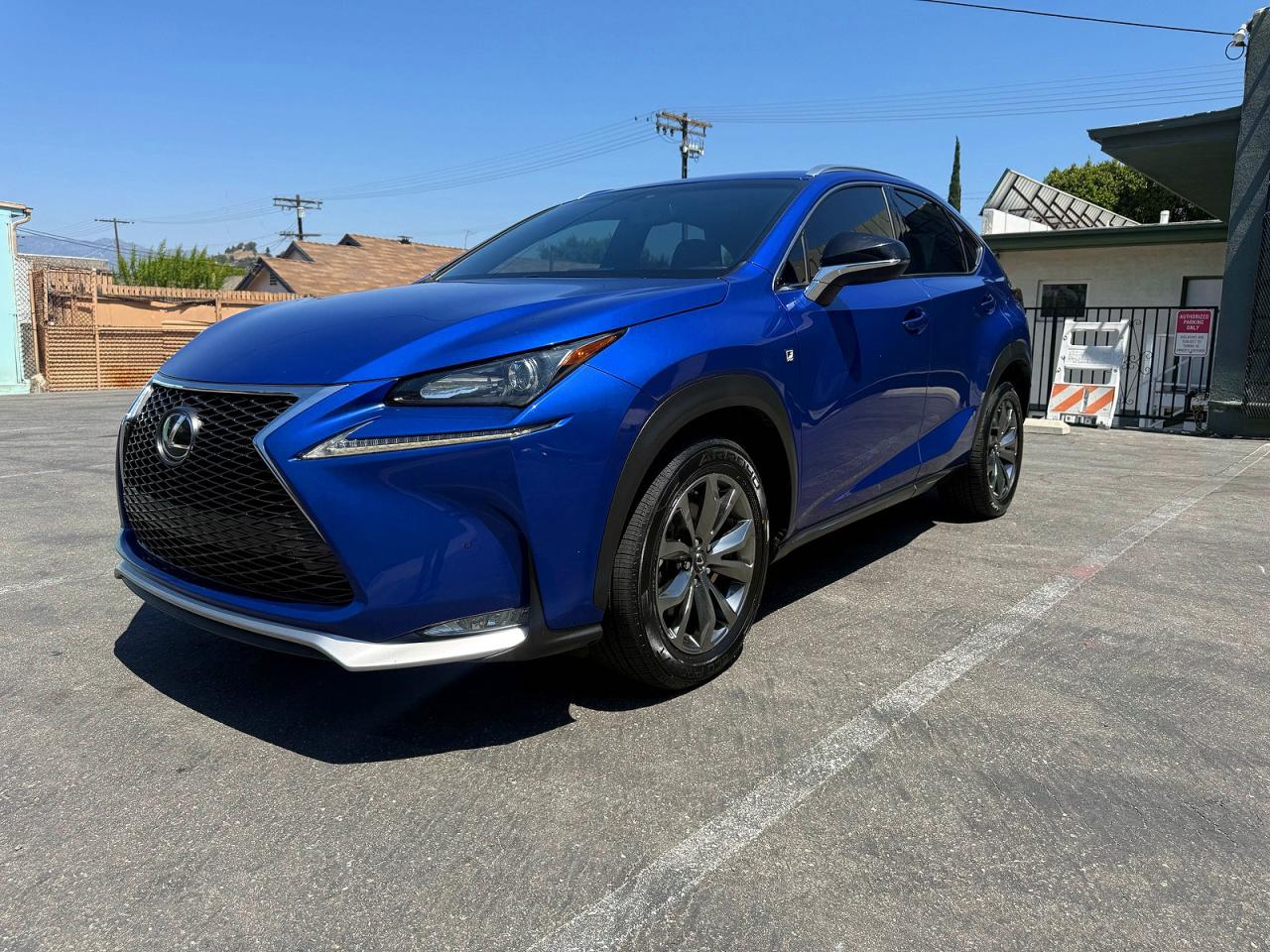 2015 Lexus Nx 200t Blue vin: JTJYARBZ1F2010000