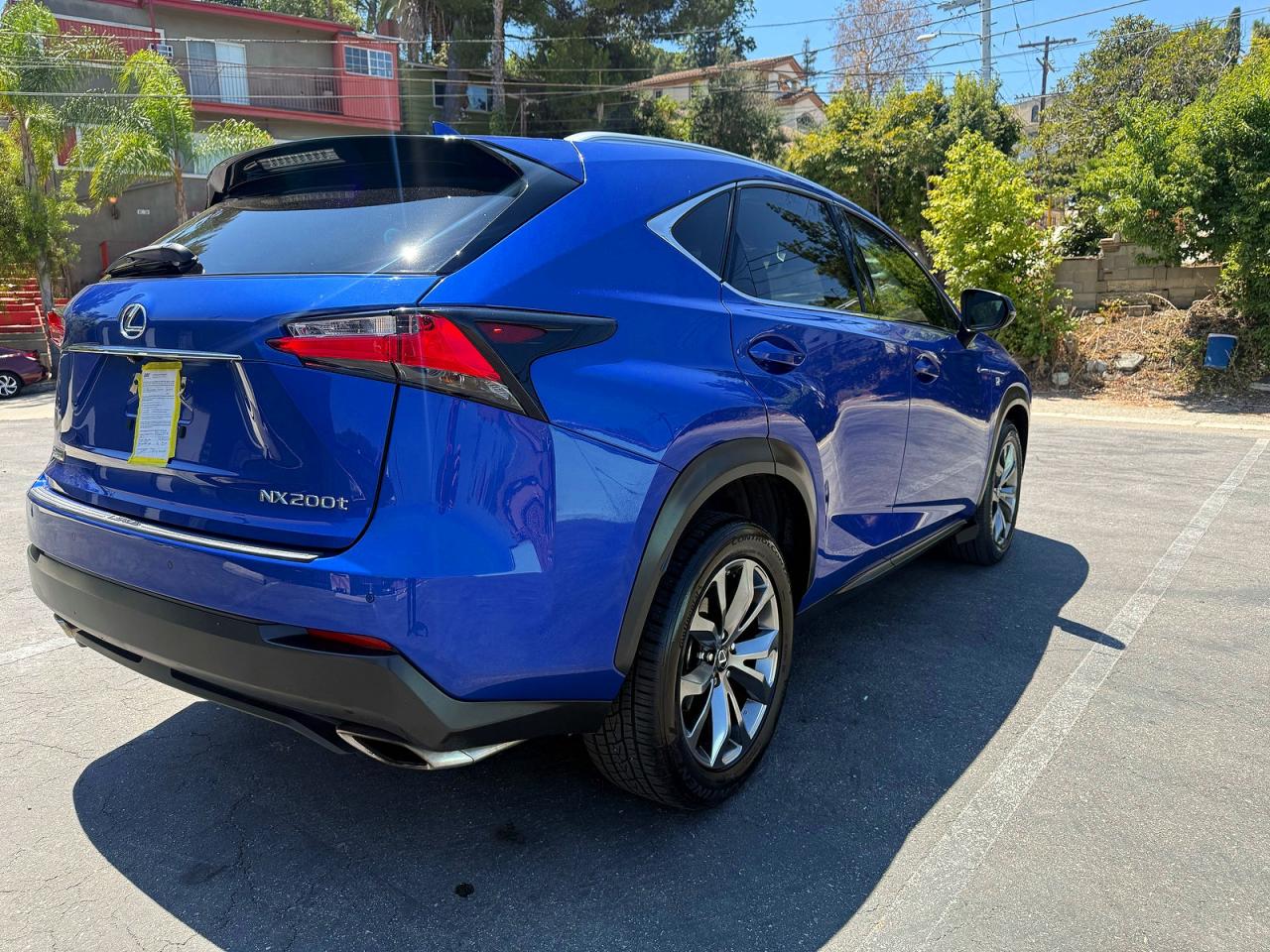 2015 Lexus Nx 200t Blue vin: JTJYARBZ1F2010000