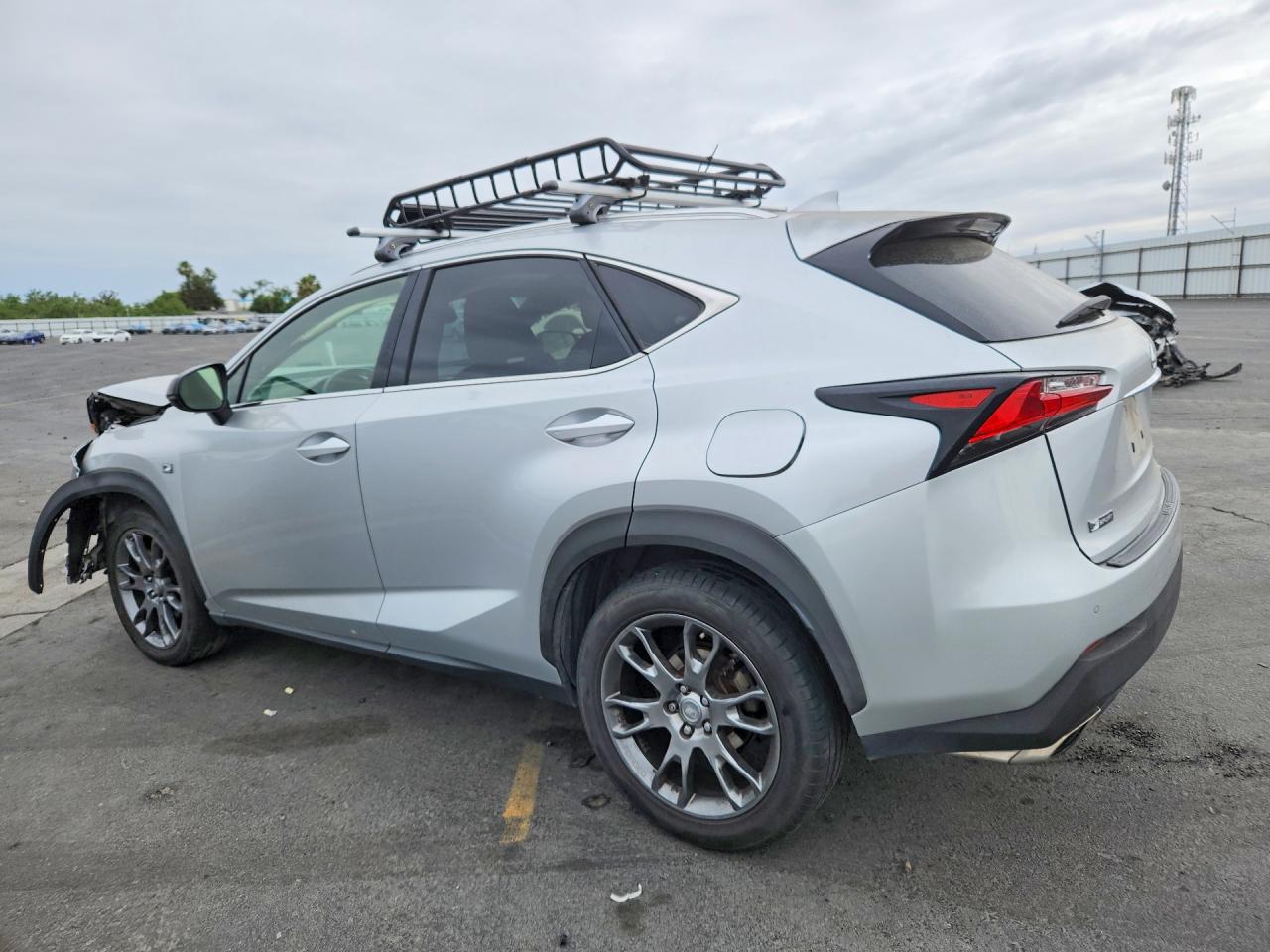 2015 Lexus Nx 200t Silver vin: JTJYARBZ1F2016895
