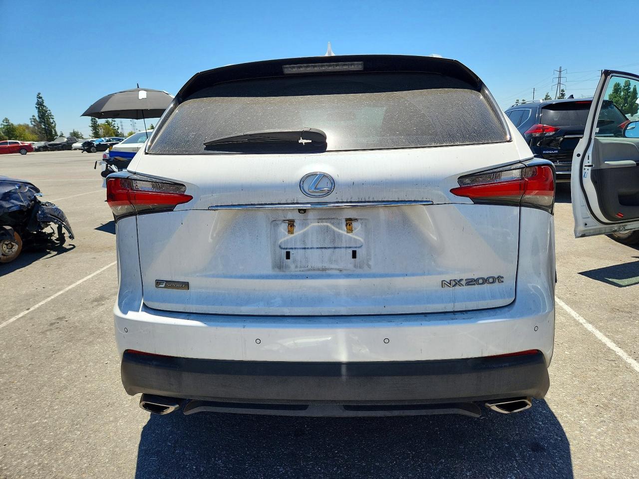 2015 Lexus Nx 200t White vin: JTJYARBZ2F2002679