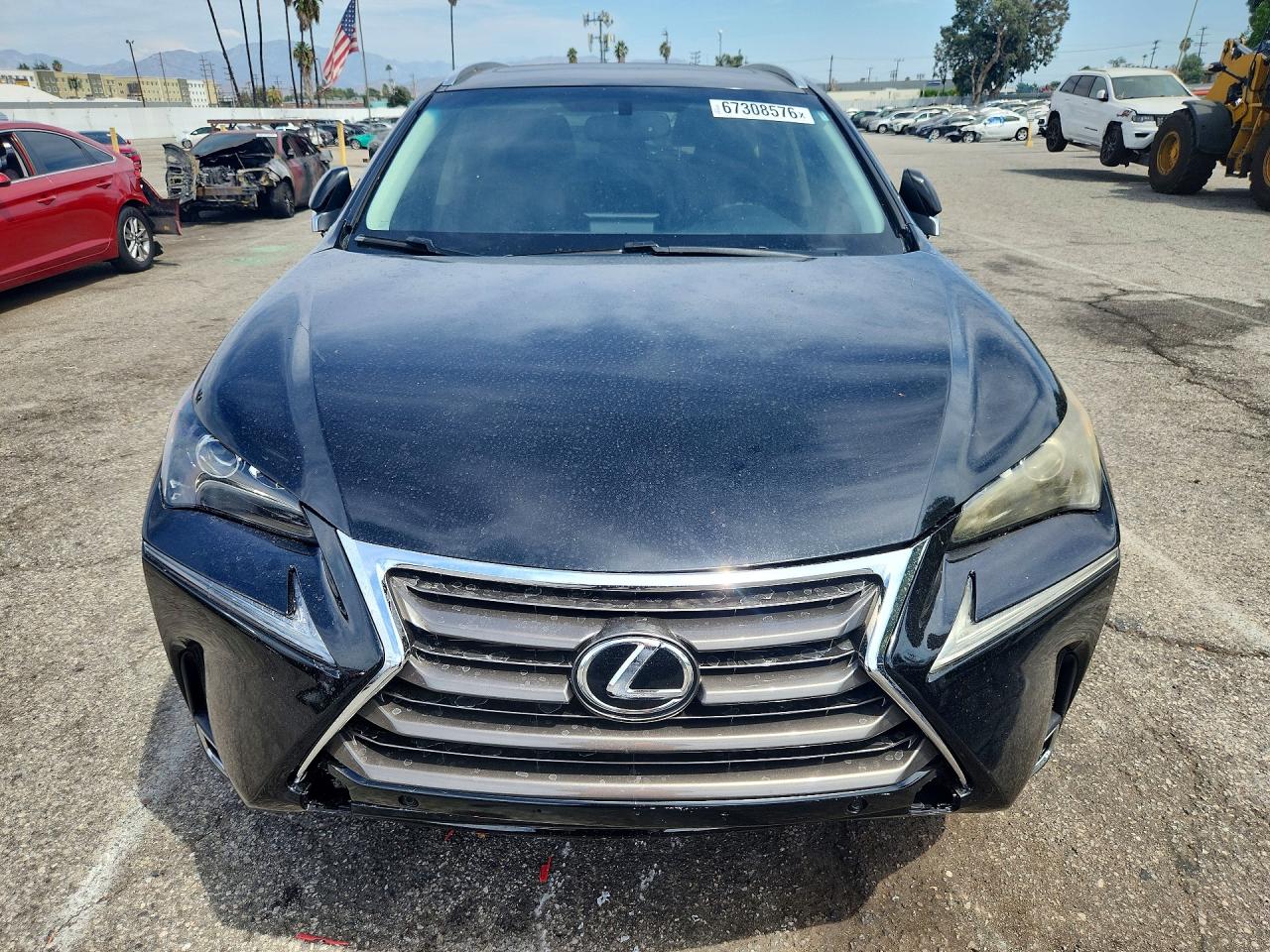 2015 Lexus Nx 200t Black vin: JTJYARBZ2F2006098