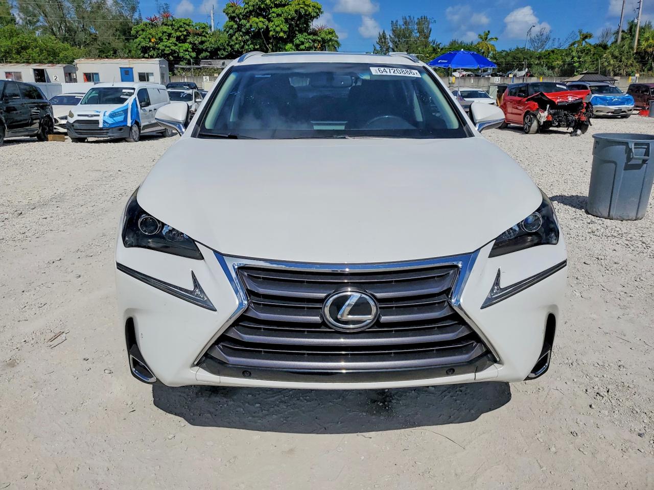 2015 Lexus Nx 200t White vin: JTJYARBZ2F2007297
