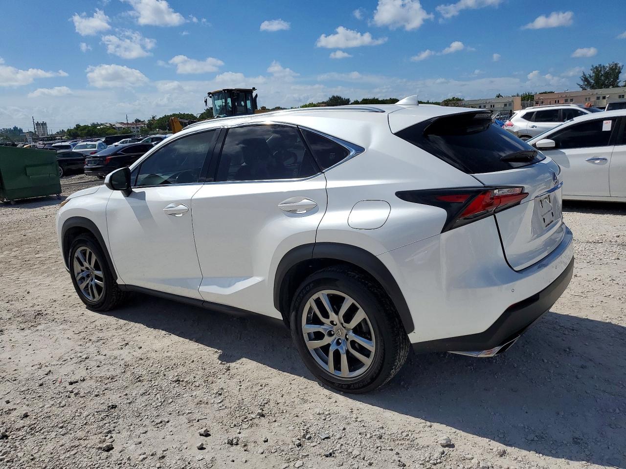 2015 Lexus Nx 200t White vin: JTJYARBZ2F2007297