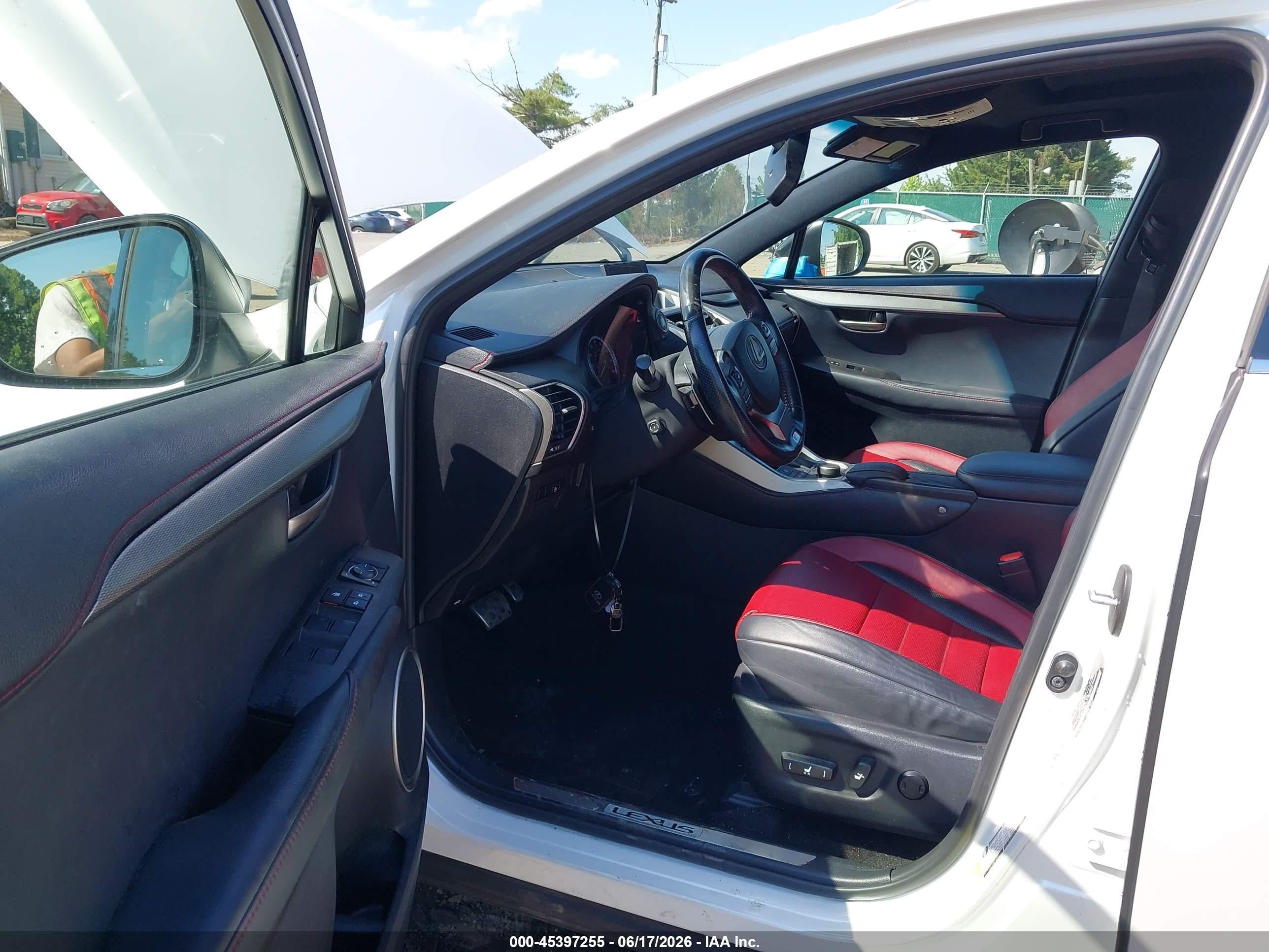 2015 Lexus Nx 200t F Sport White vin: JTJYARBZ2F2009213