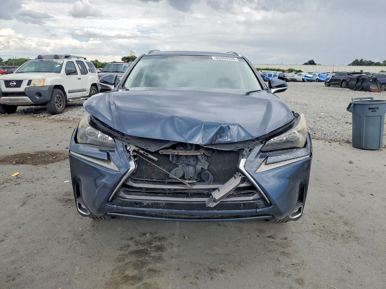 2015 Lexus Nx 200t Blue vin: JTJYARBZ2F2009664