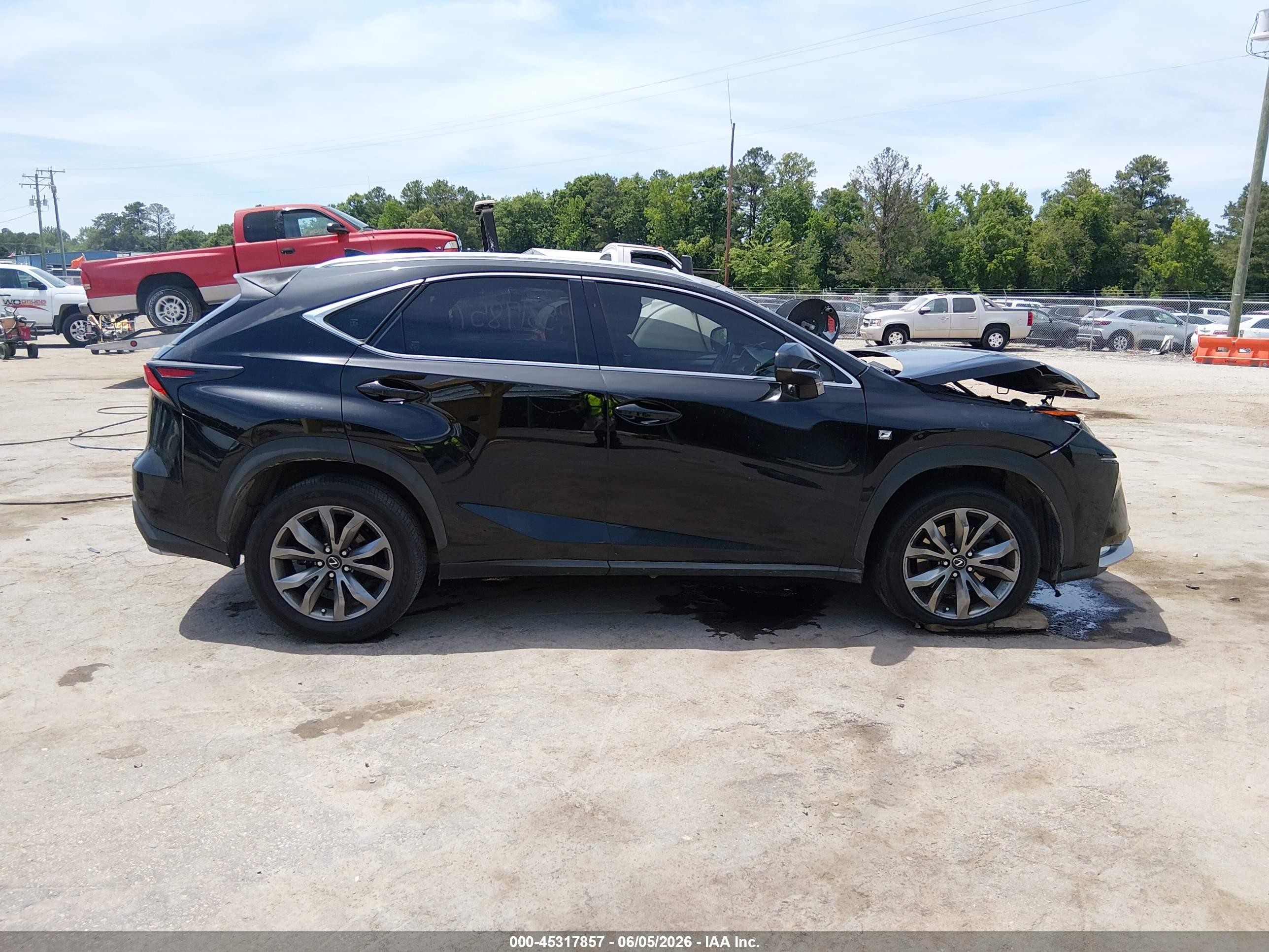 2015 Lexus Nx 200t F Sport Black vin: JTJYARBZ2F2012371