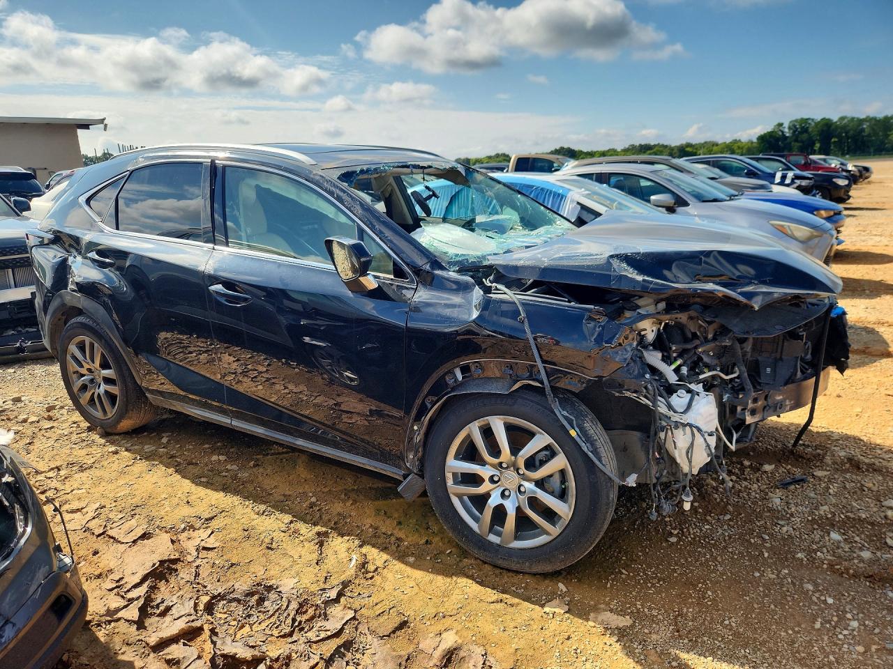 2015 Lexus Nx 200t Black vin: JTJYARBZ2F2012712