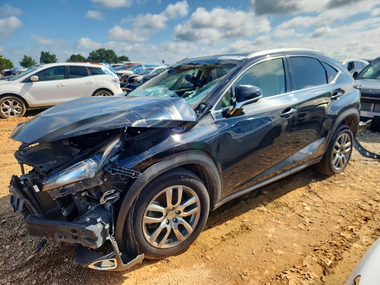 2015 Lexus Nx 200t Black vin: JTJYARBZ2F2012712