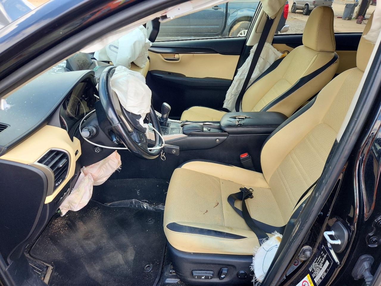2015 Lexus Nx 200t Black vin: JTJYARBZ2F2012712