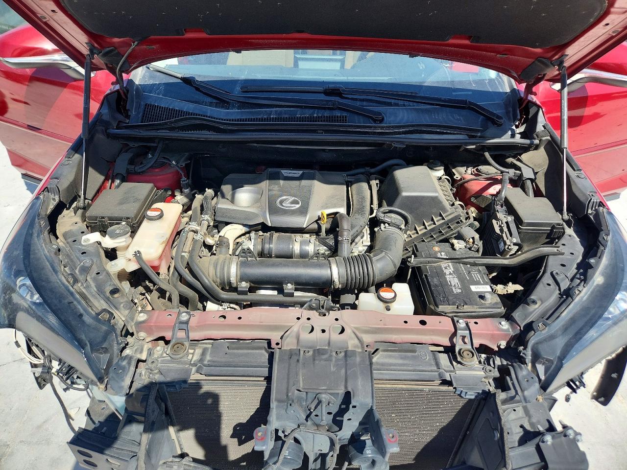 2015 Lexus Nx 200t Red vin: JTJYARBZ2F2013343