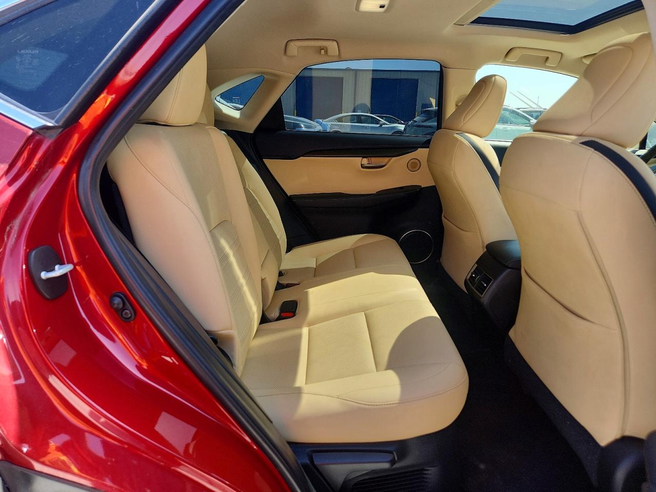 2015 Lexus Nx 200t Red vin: JTJYARBZ2F2013343
