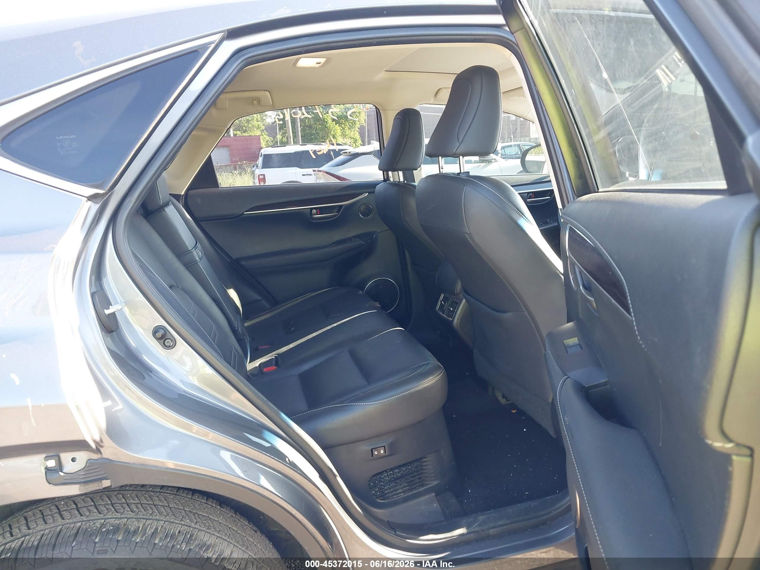 2015 Lexus Nx 200t   Gray vin: JTJYARBZ2F2015108