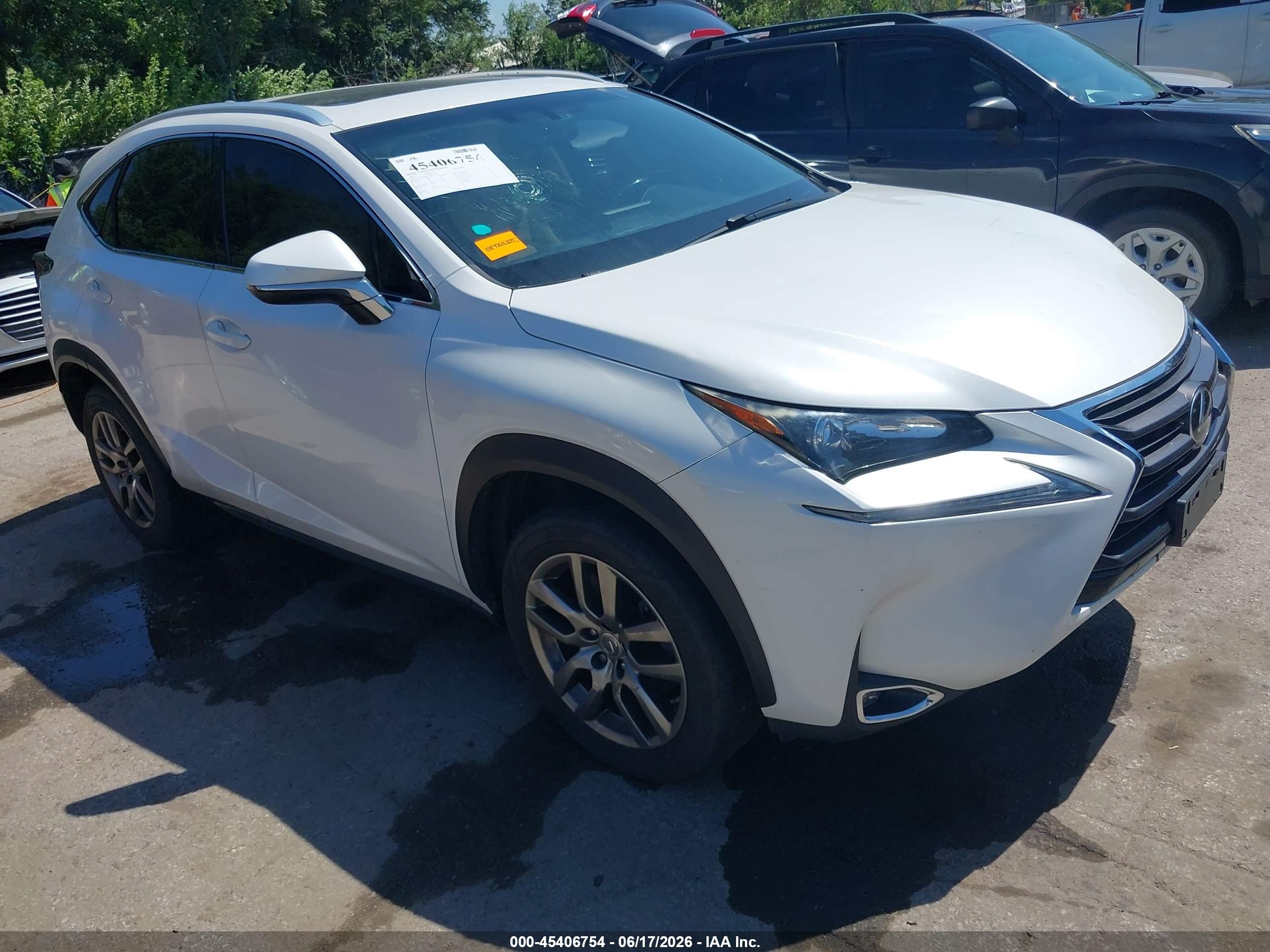 2015 Lexus Nx 200t   Белый vin: JTJYARBZ2F2021720