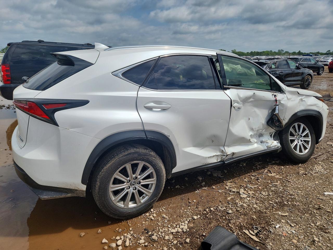 2018 Lexus Nx 300 Base White vin: JTJYARBZ2J2096426