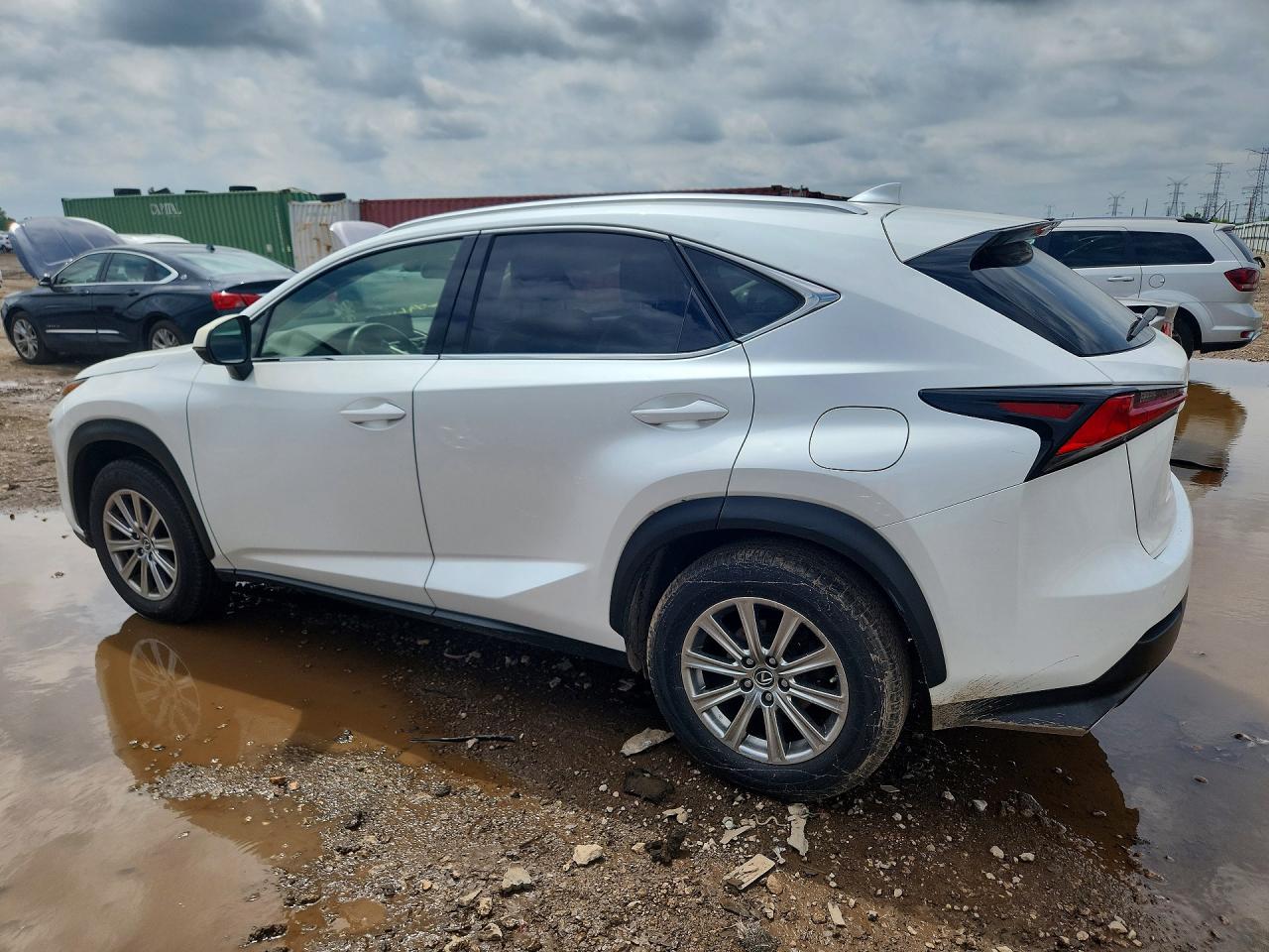 2018 Lexus Nx 300 Base White vin: JTJYARBZ2J2096426