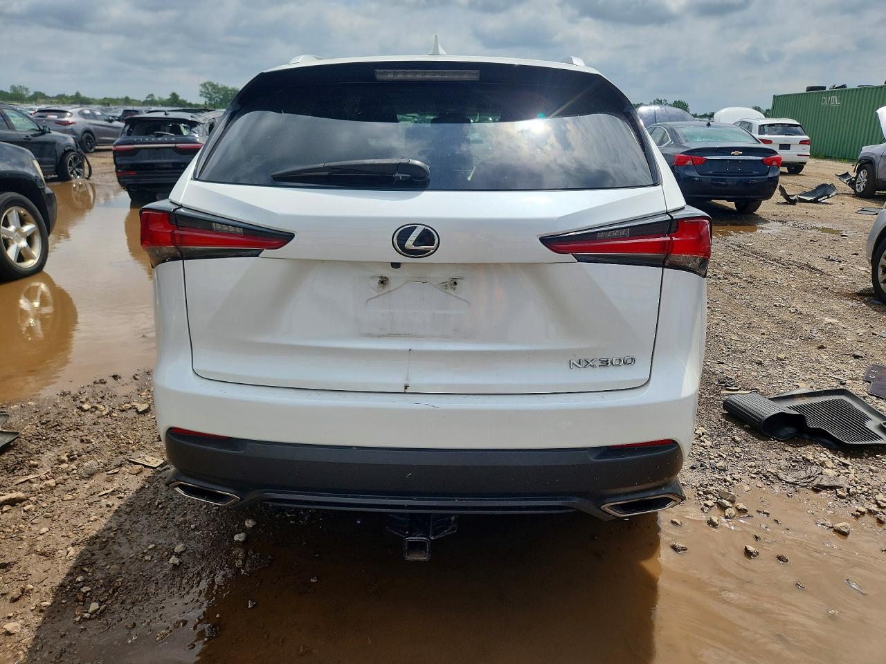 2018 Lexus Nx 300 Base White vin: JTJYARBZ2J2096426