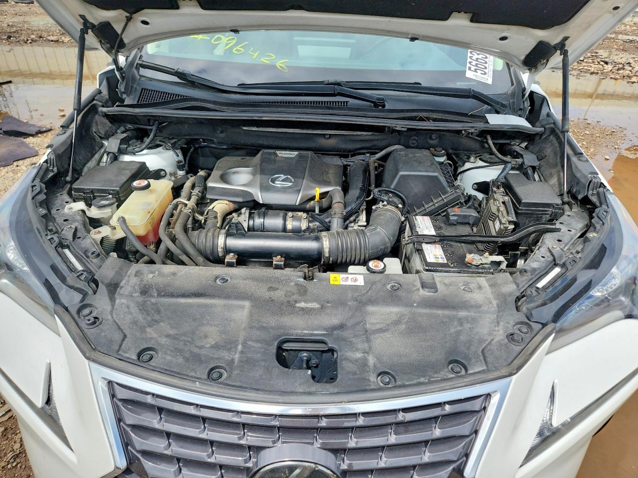 2018 Lexus Nx 300 Base White vin: JTJYARBZ2J2096426