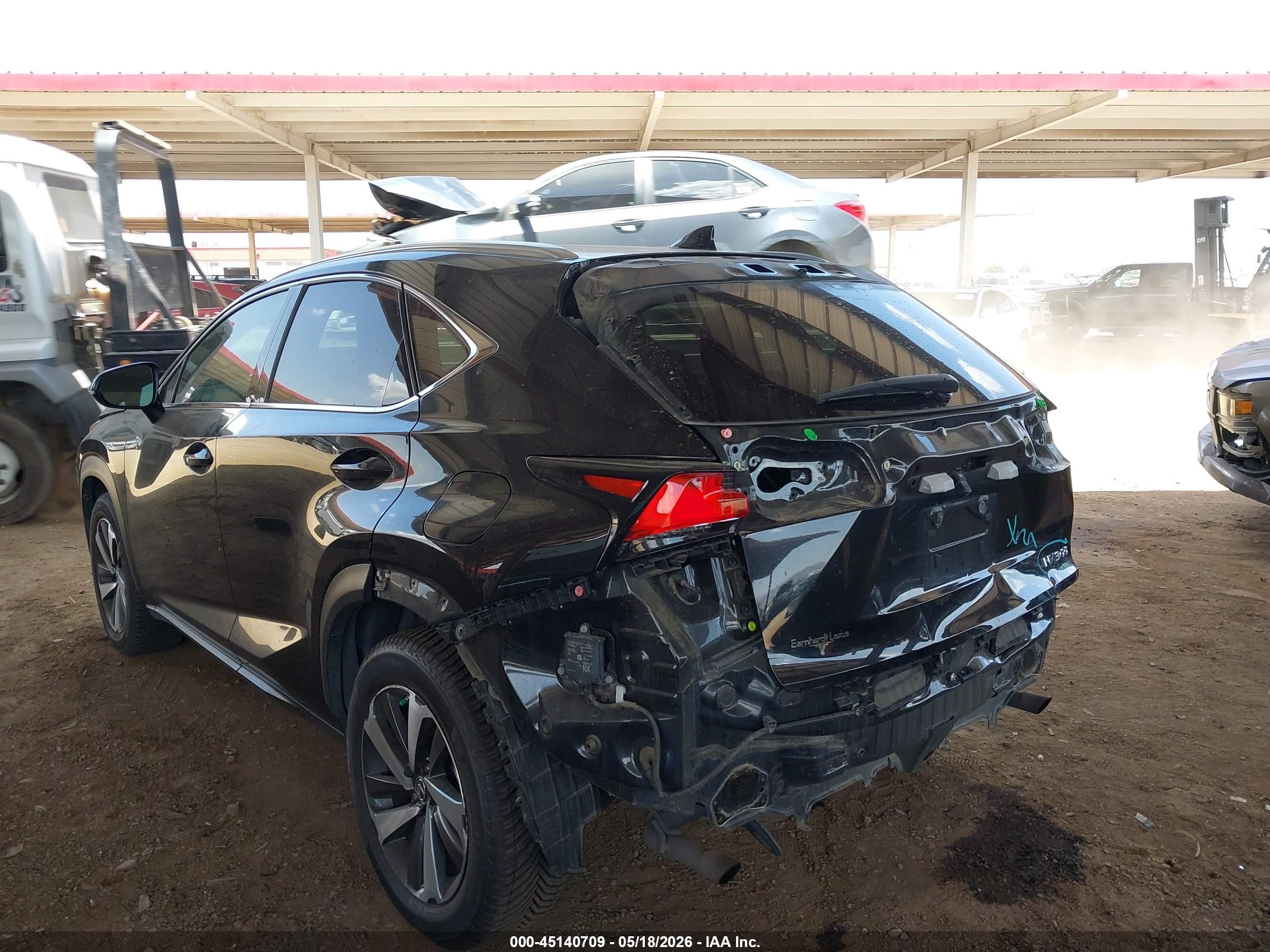 2019 Lexus Nx 300   Black vin: JTJYARBZ2K2135226