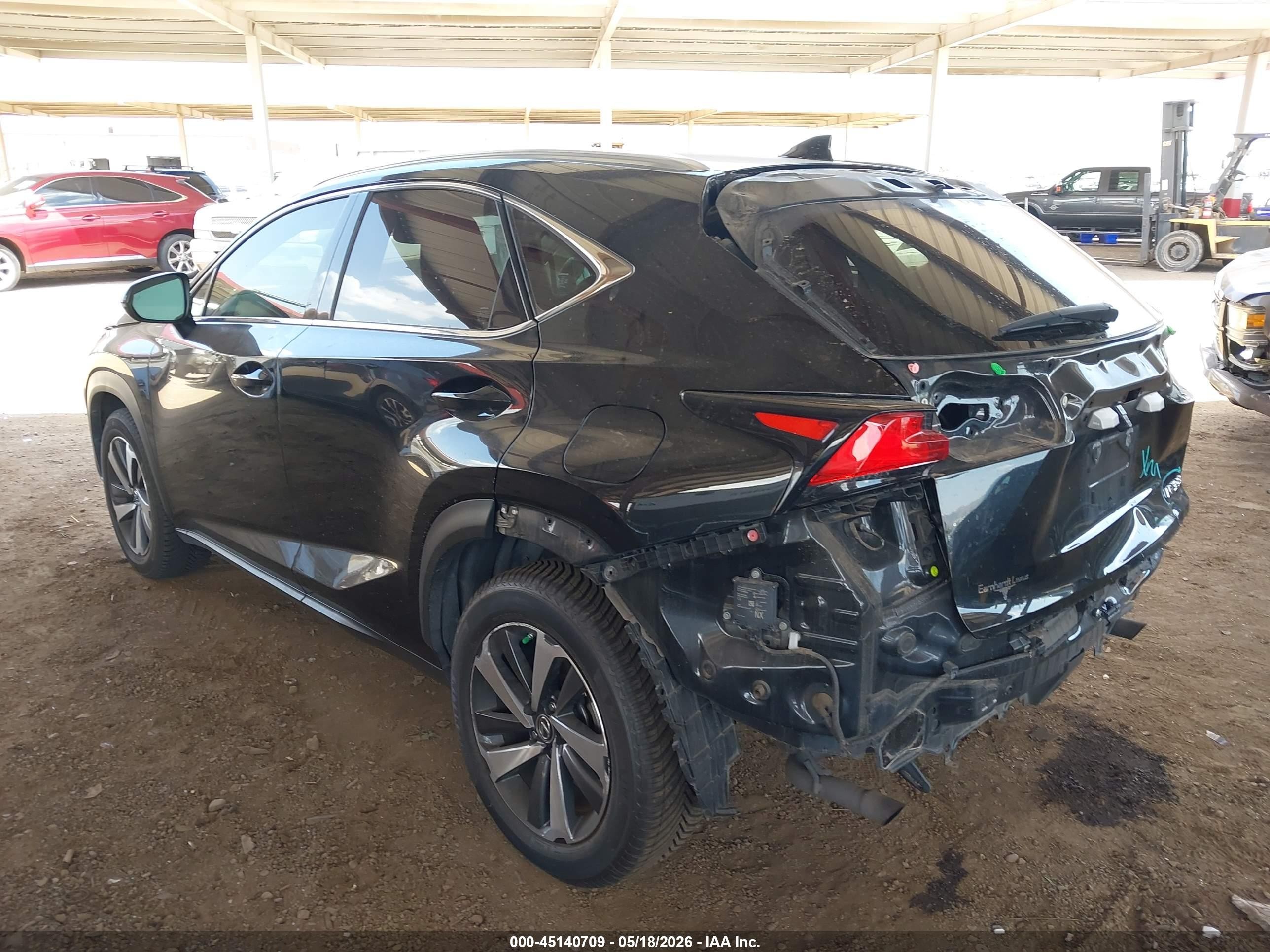 2019 Lexus Nx 300   Black vin: JTJYARBZ2K2135226