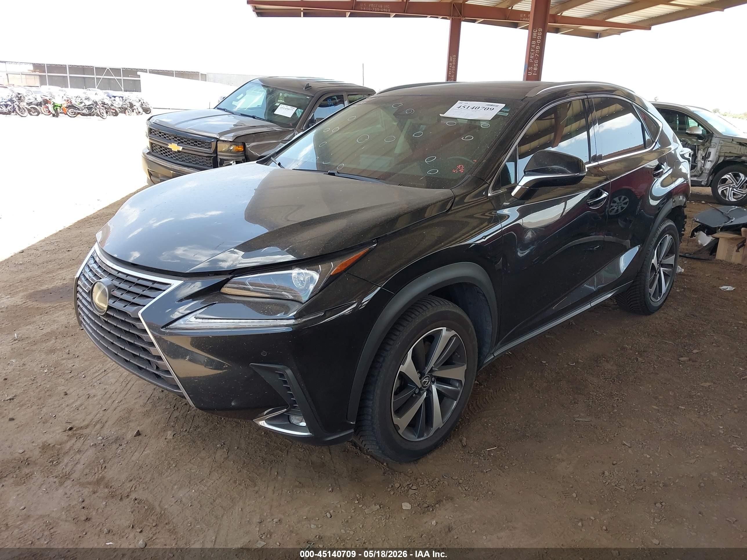 2019 Lexus Nx 300   Black vin: JTJYARBZ2K2135226
