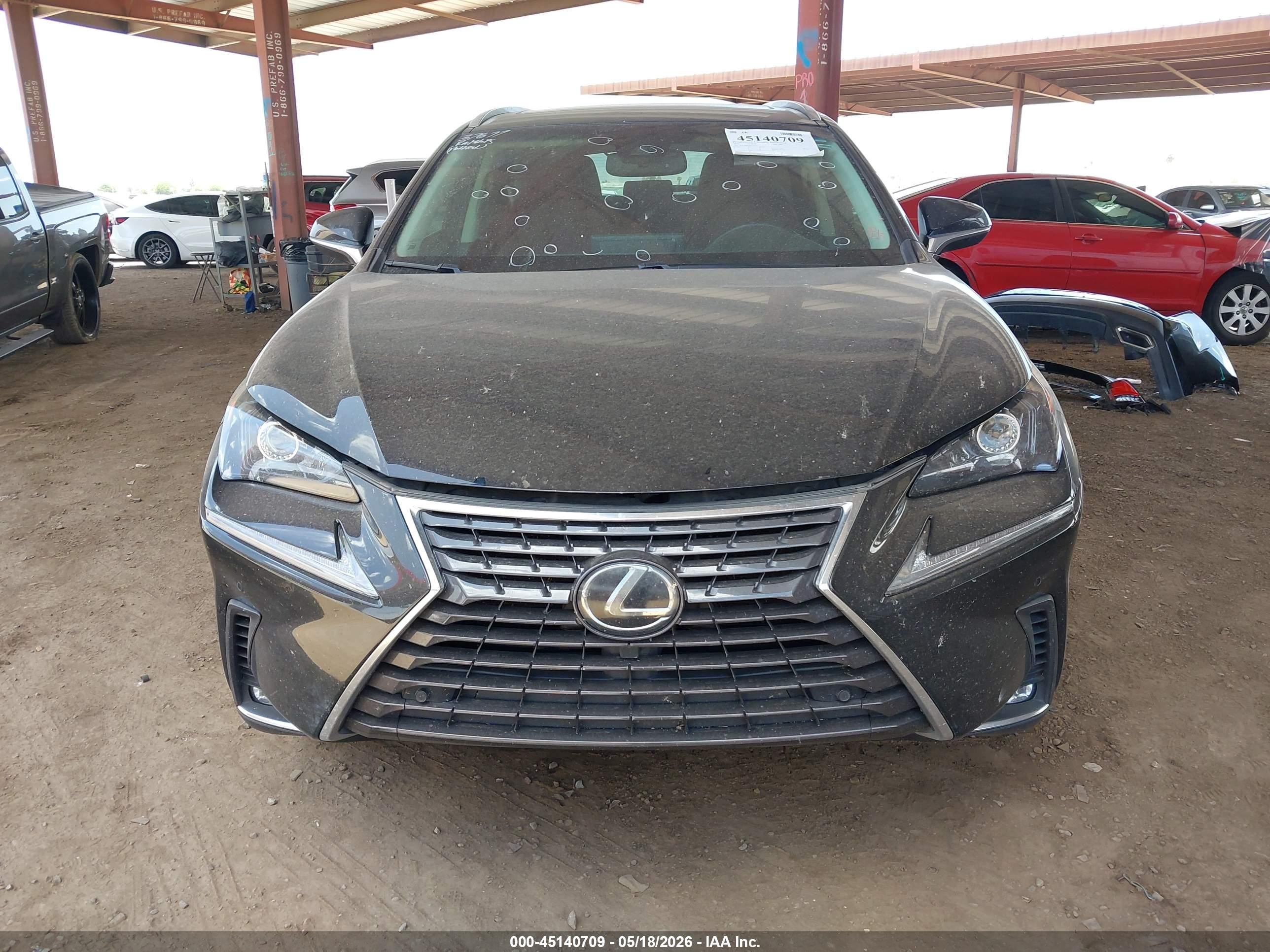 2019 Lexus Nx 300   Black vin: JTJYARBZ2K2135226