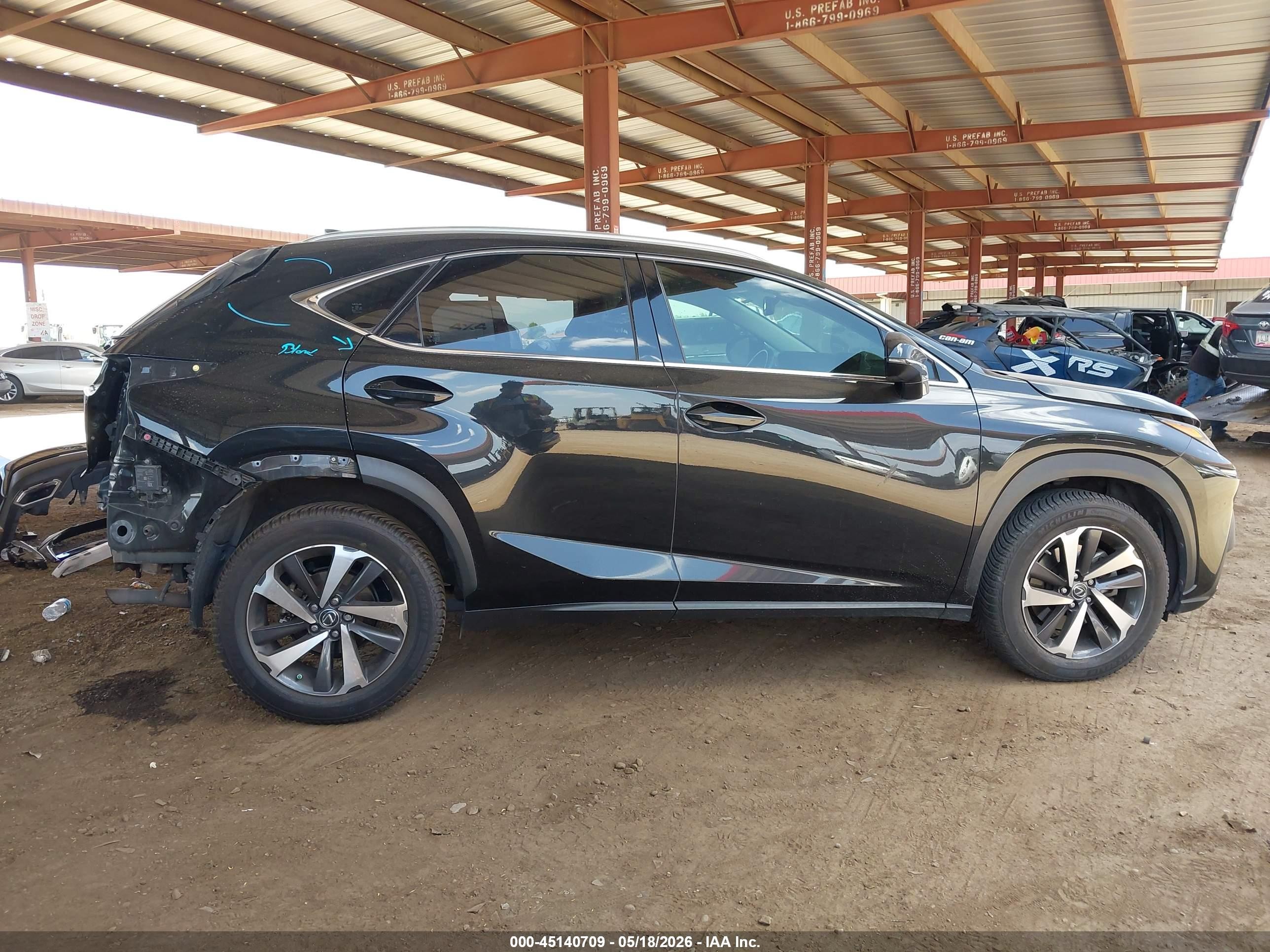 2019 Lexus Nx 300   Black vin: JTJYARBZ2K2135226