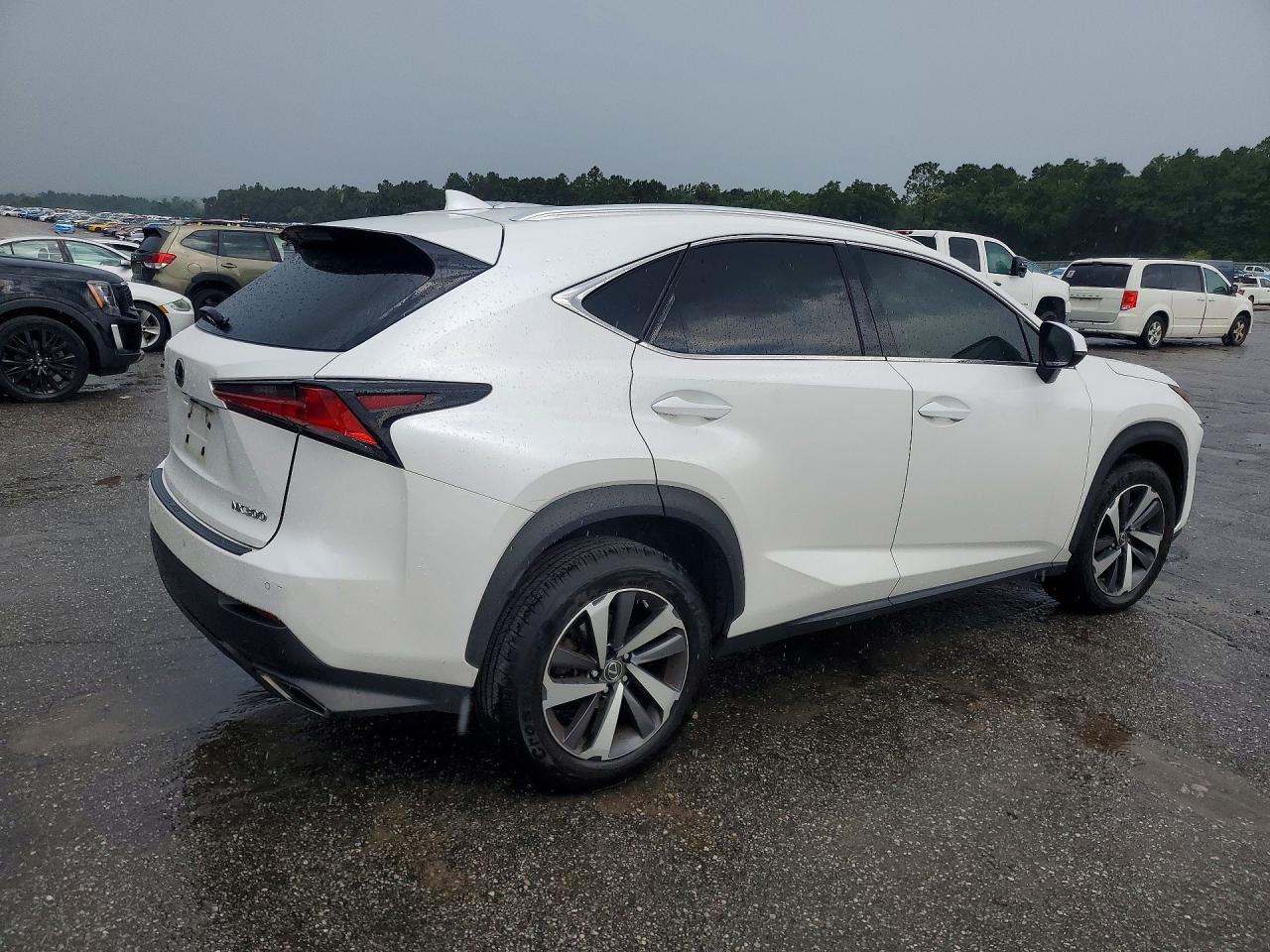 2019 Lexus Nx 300 Base White vin: JTJYARBZ2K2156920