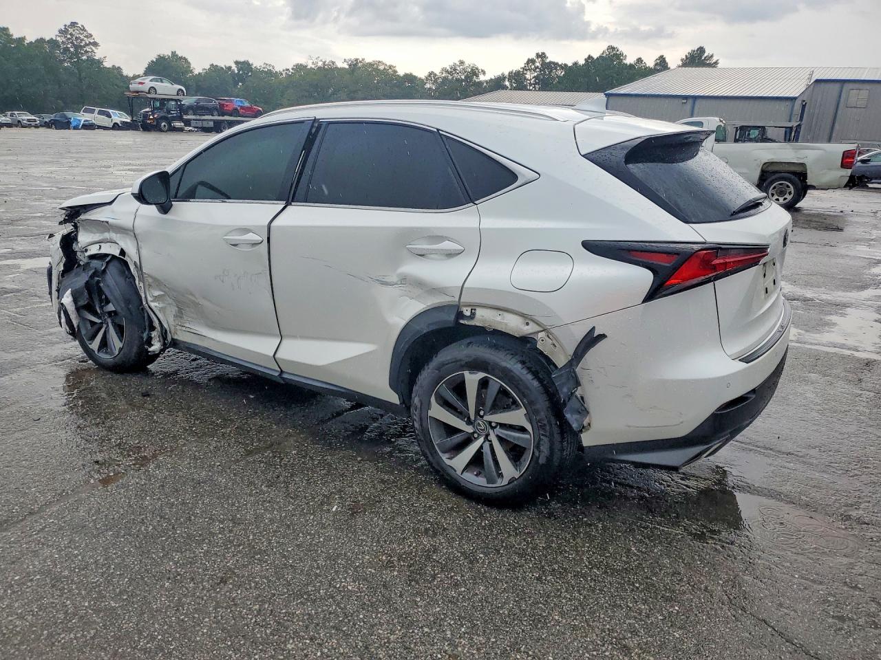 2019 Lexus Nx 300 Base White vin: JTJYARBZ2K2156920