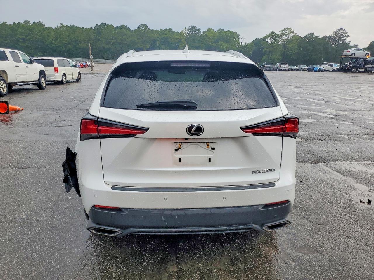 2019 Lexus Nx 300 Base White vin: JTJYARBZ2K2156920