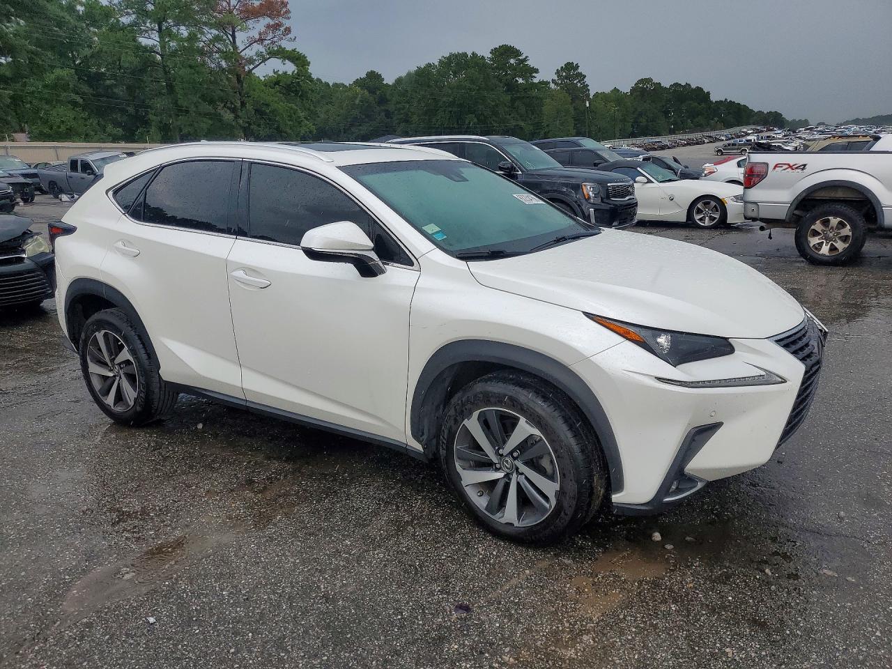 2019 Lexus Nx 300 Base White vin: JTJYARBZ2K2156920
