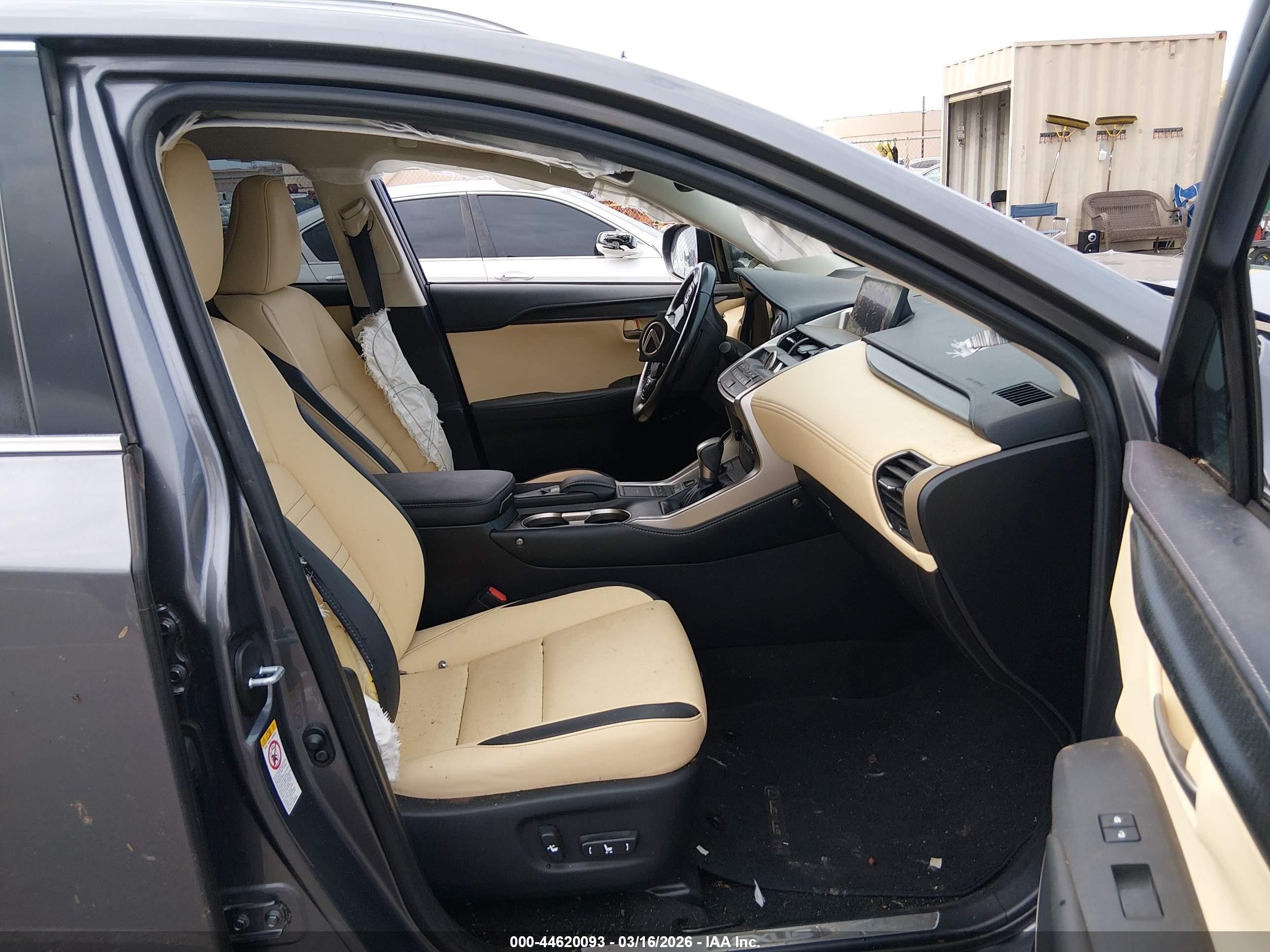 2015 Lexus Nx 200t F Sport Gray vin: JTJYARBZ3F2010788