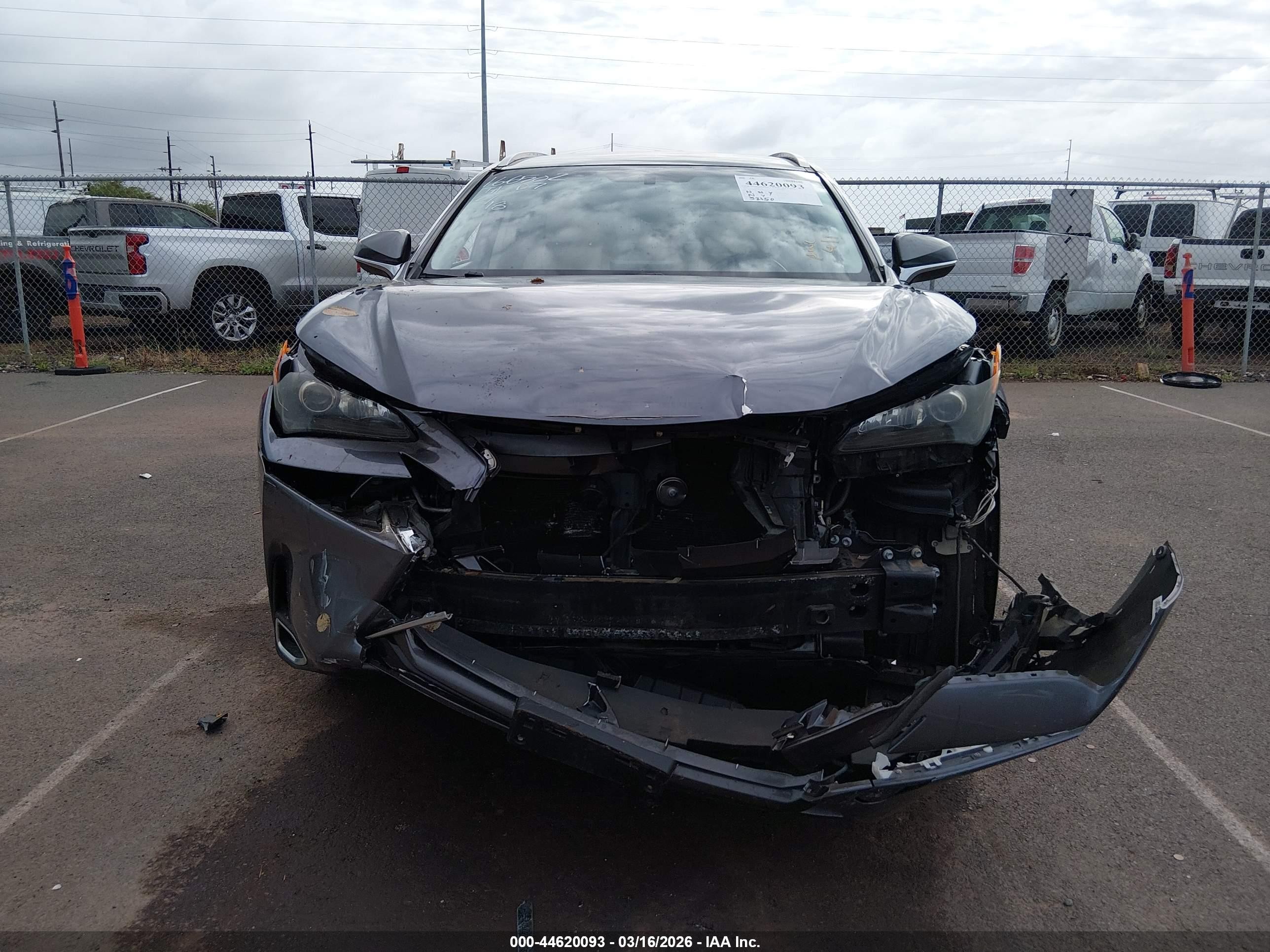 2015 Lexus Nx 200t F Sport Gray vin: JTJYARBZ3F2010788