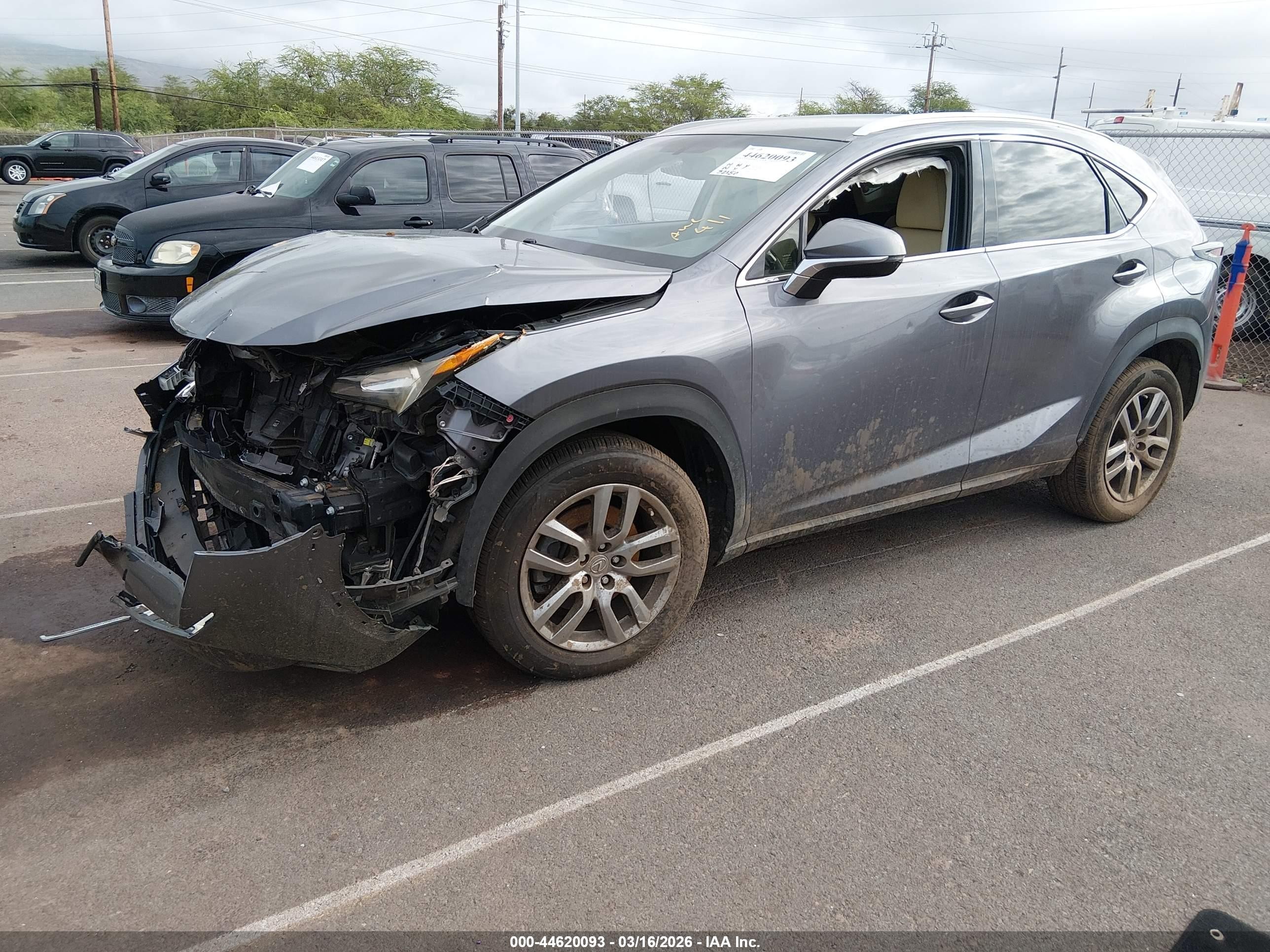 2015 Lexus Nx 200t F Sport Gray vin: JTJYARBZ3F2010788