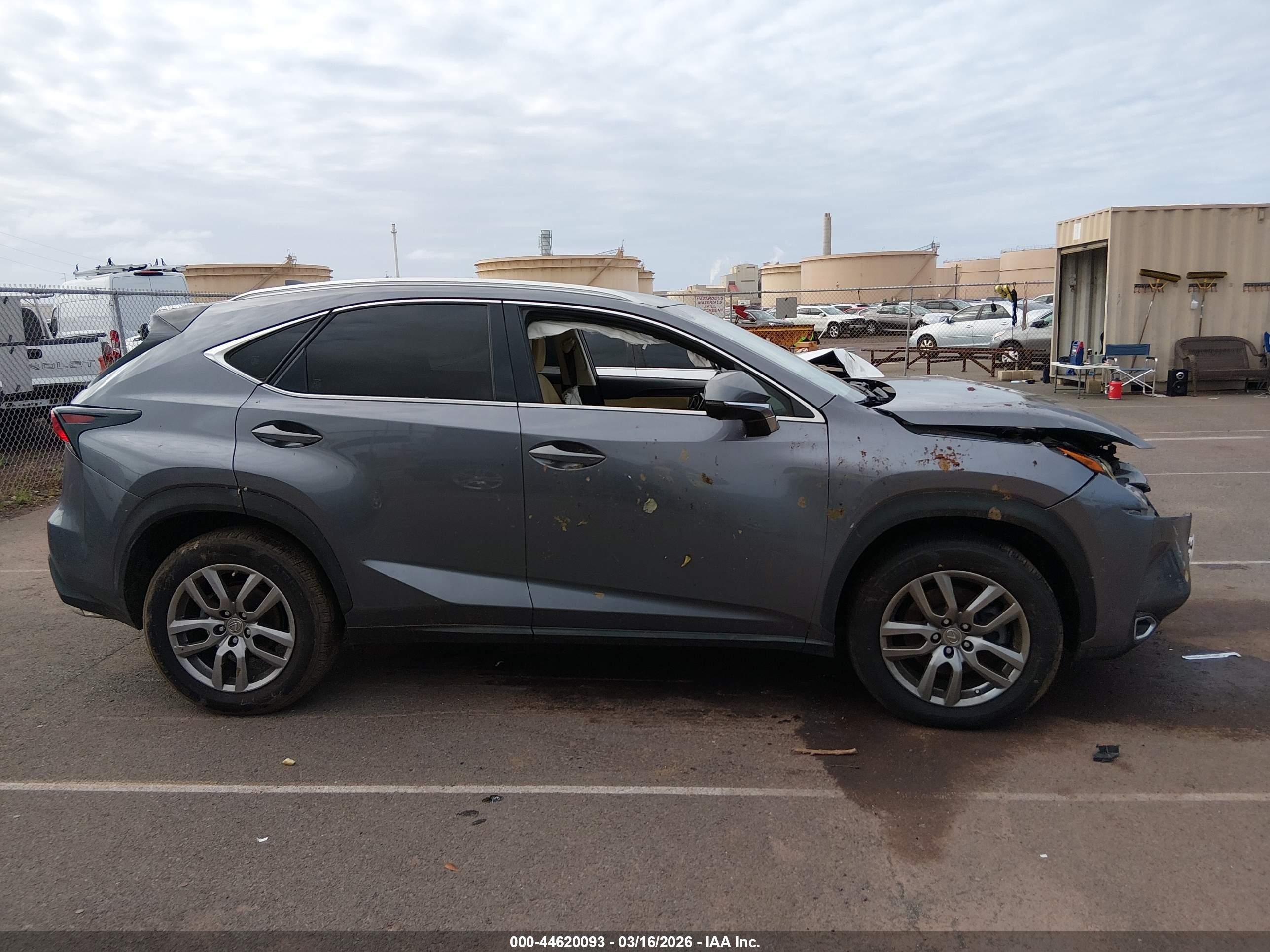 2015 Lexus Nx 200t F Sport Gray vin: JTJYARBZ3F2010788