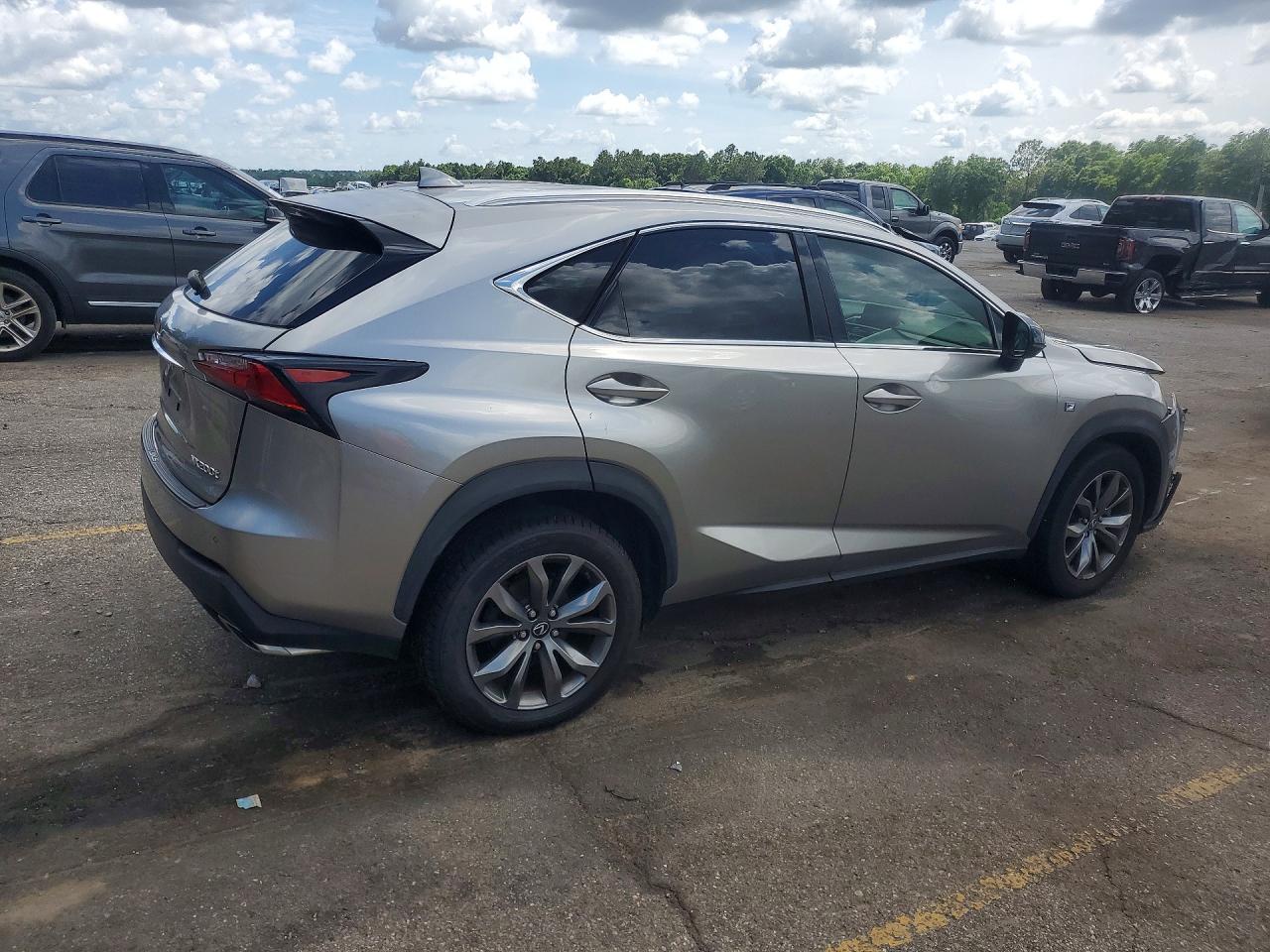2015 Lexus Nx 200t Gray vin: JTJYARBZ3F2011133