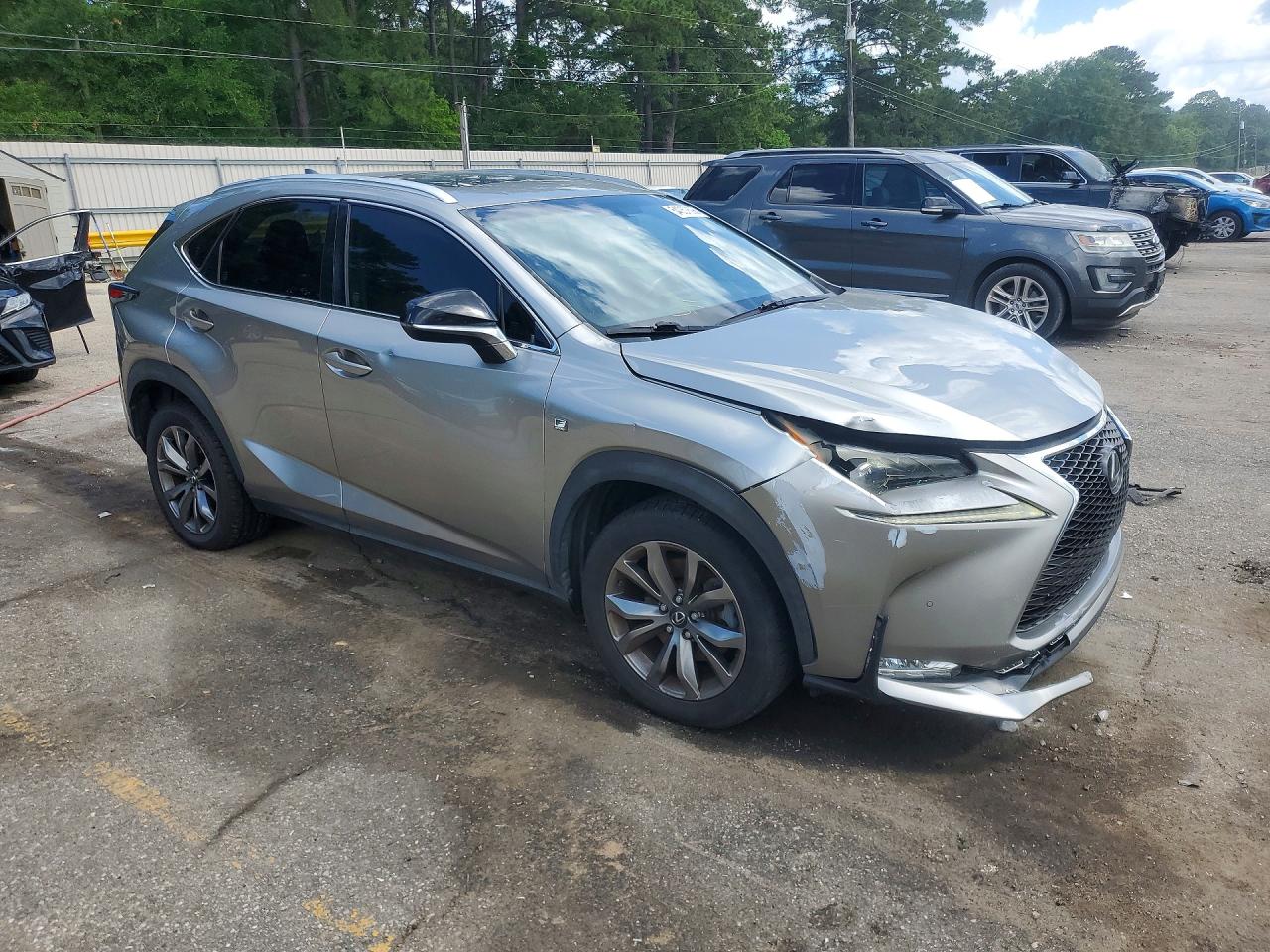 2015 Lexus Nx 200t Gray vin: JTJYARBZ3F2011133
