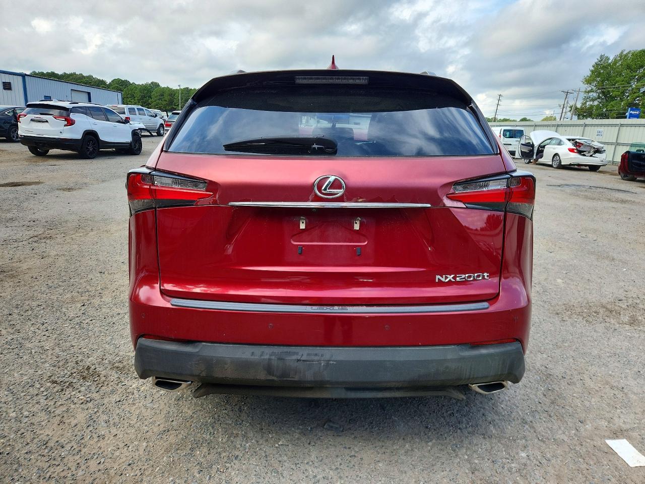 2015 Lexus Nx 200t Red vin: JTJYARBZ3F2014839