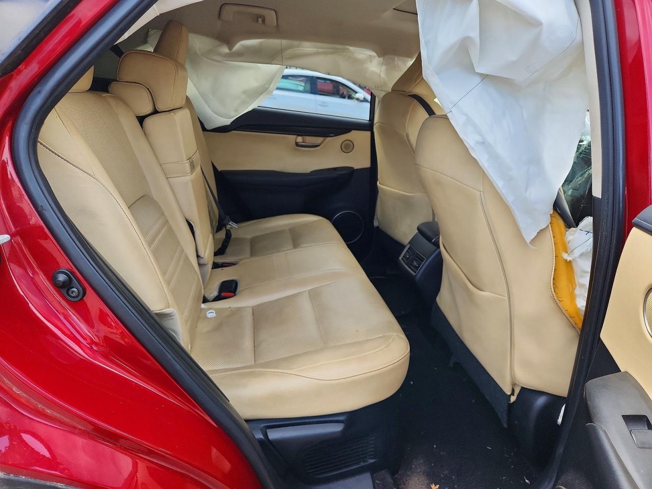 2015 Lexus Nx 200t Red vin: JTJYARBZ3F2014839